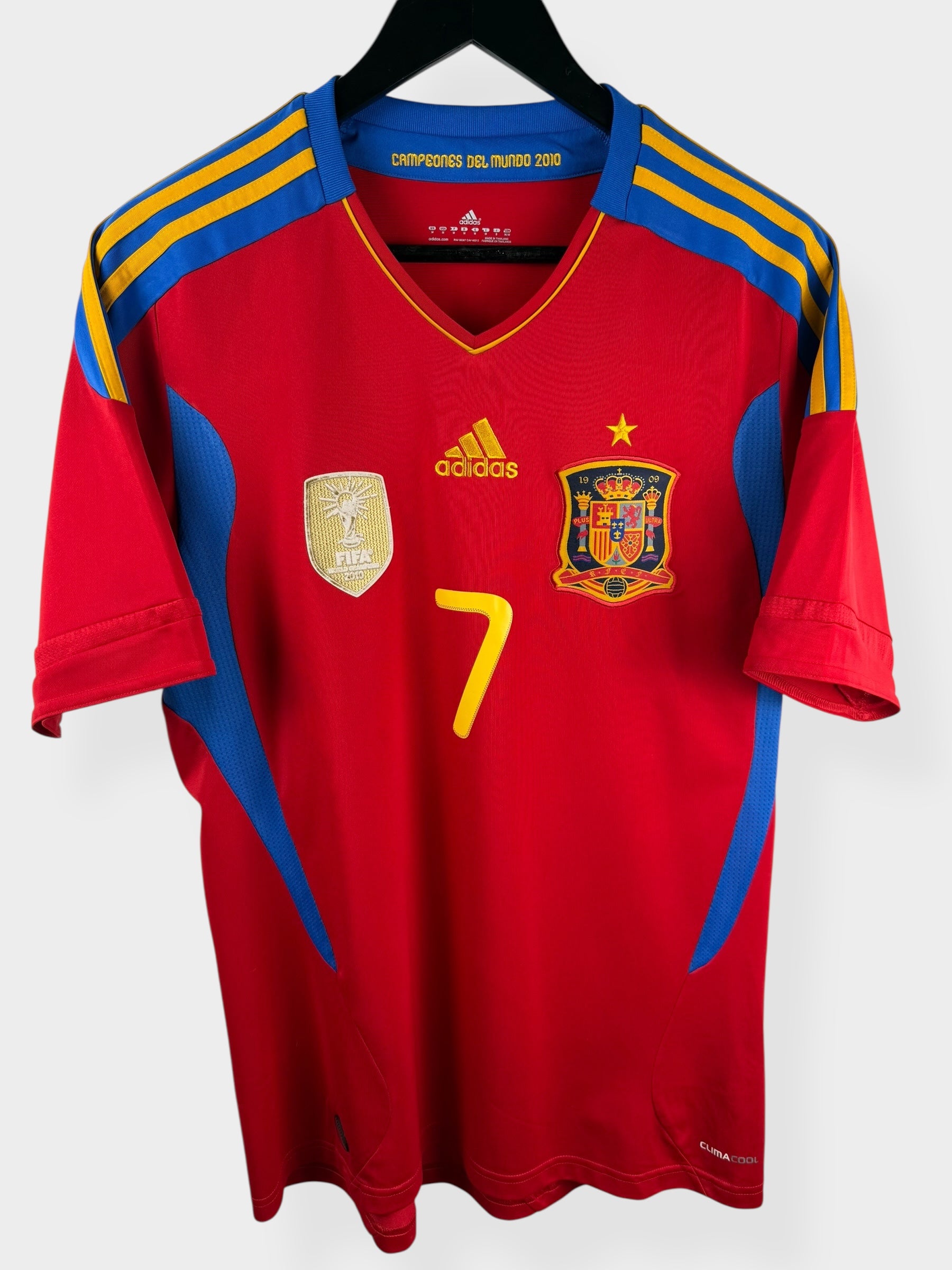 2010-11 SPAIN THUISSHIRT DAVID VILLA #7 M