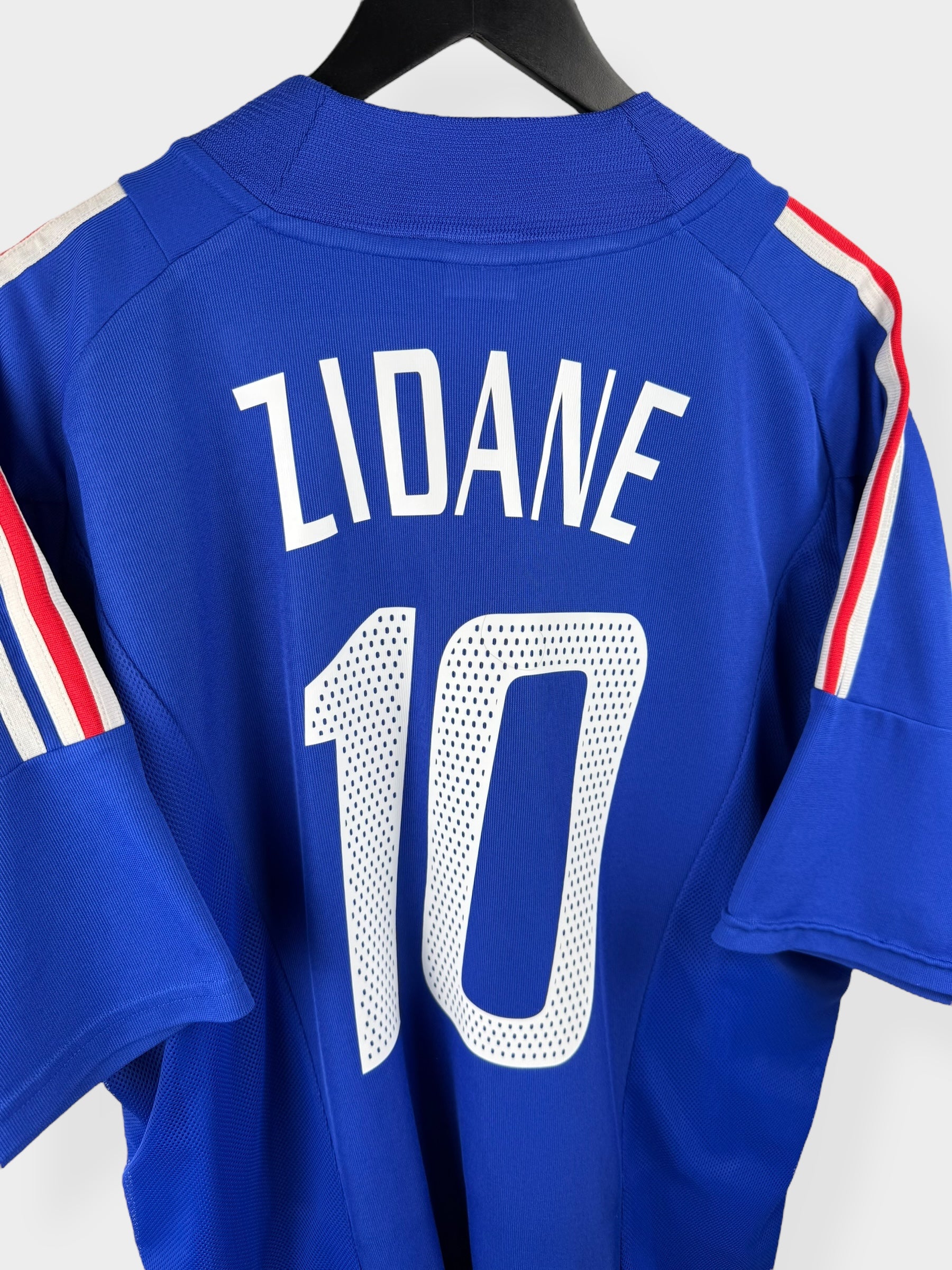 2002-04 FRANCE HOME SHIRT ZIDANE #10 XXL - Authentic Football Club
