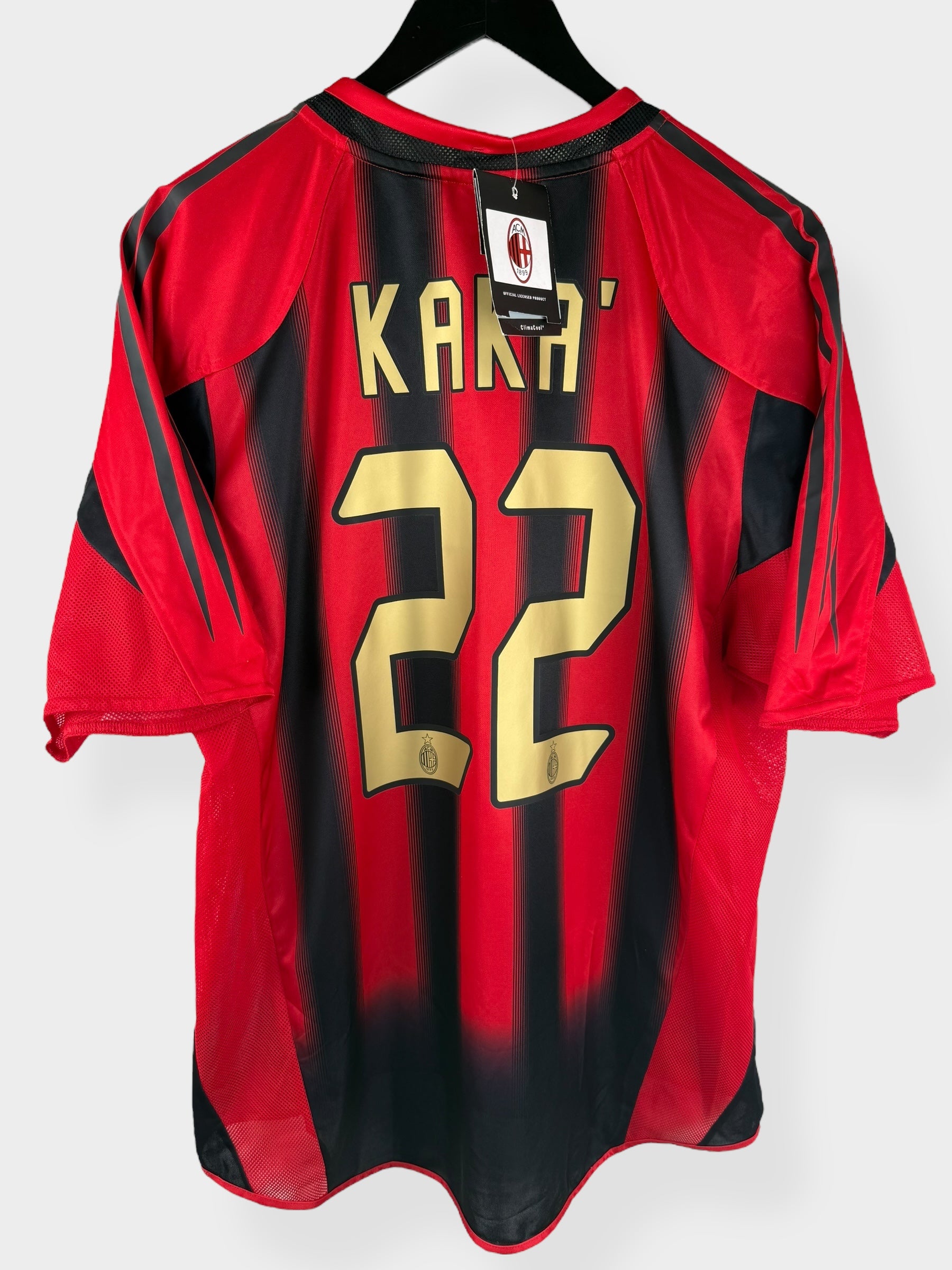 2004-05 AC MILAN HOME SHIRT KAKA #22 L