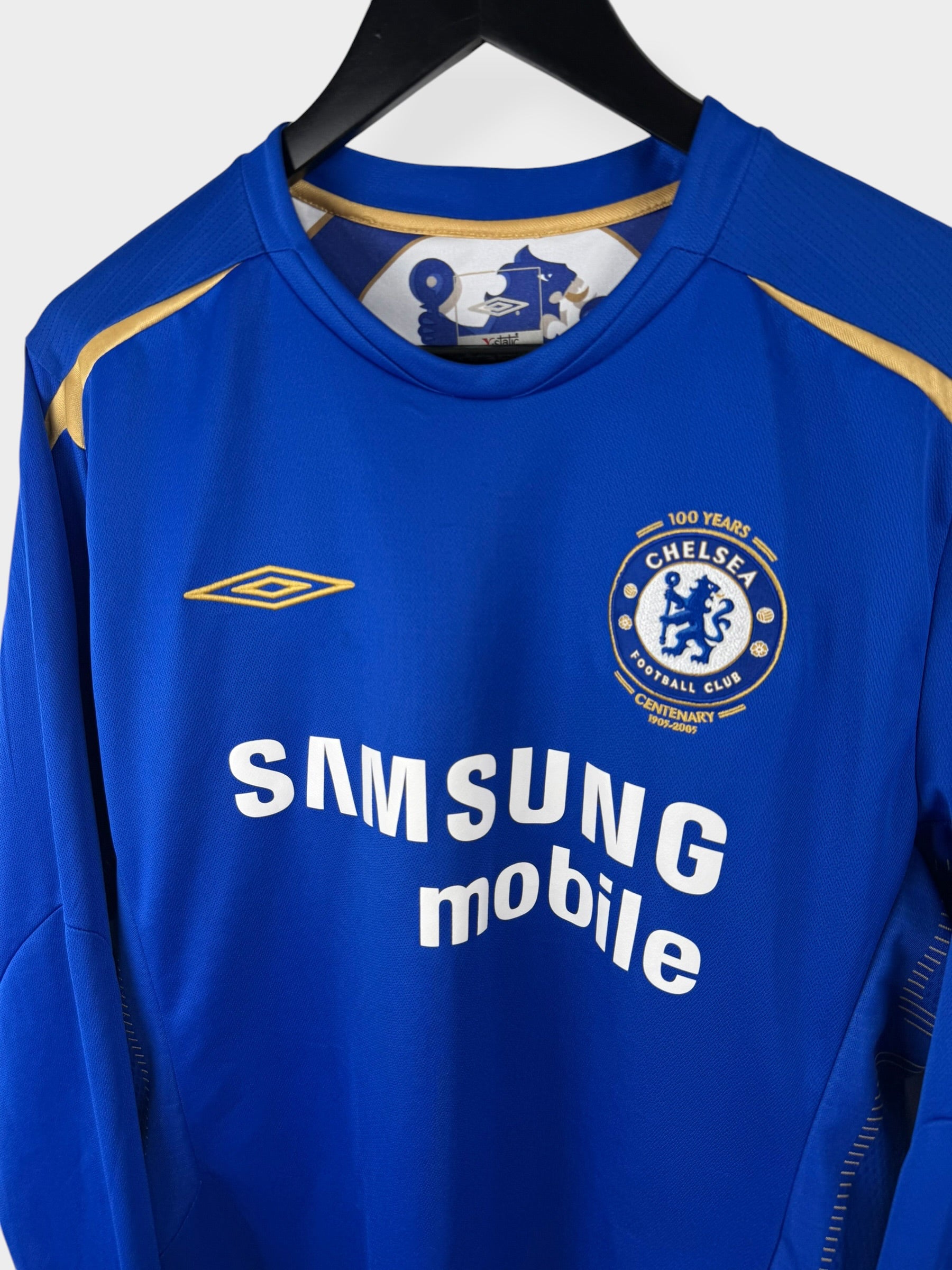 2005-06 CHELSEA THUISSHIRT LS DROGBA #15 L