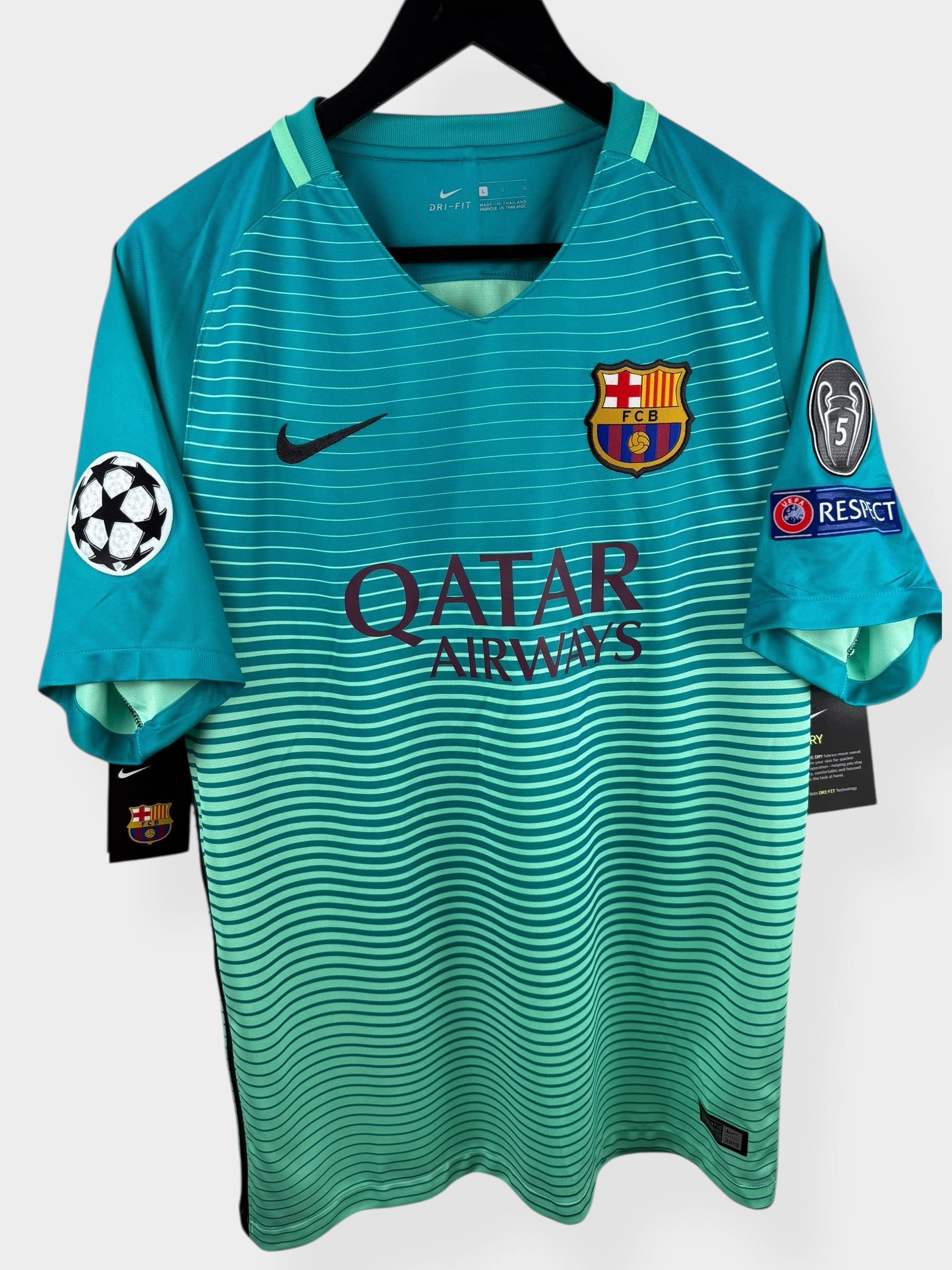 2016-17 BARCELONA DERDE SHIRT NEYMAR JR #11 L