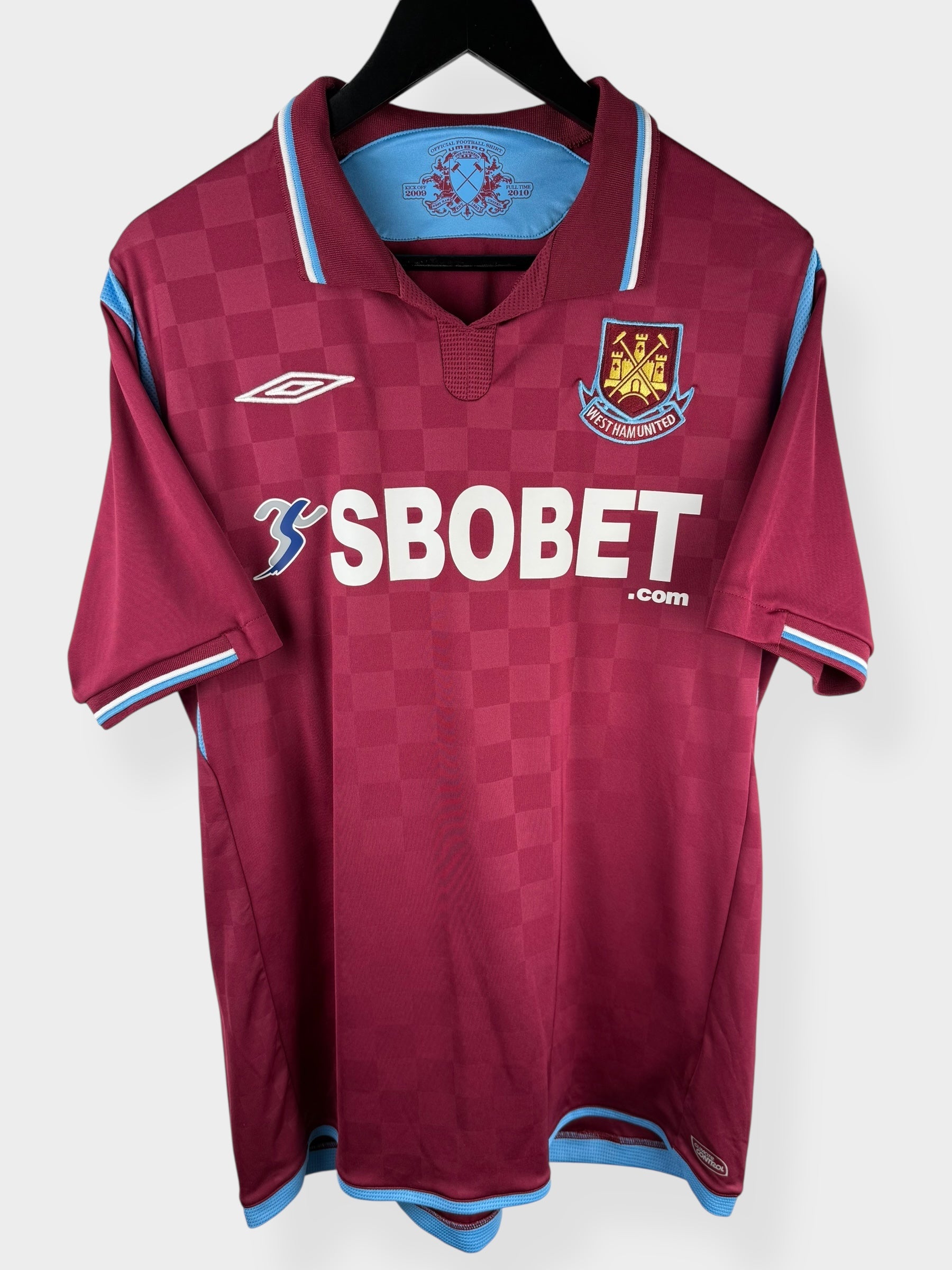 2009-10 WEST HAM UNITED HOME SHIRT L