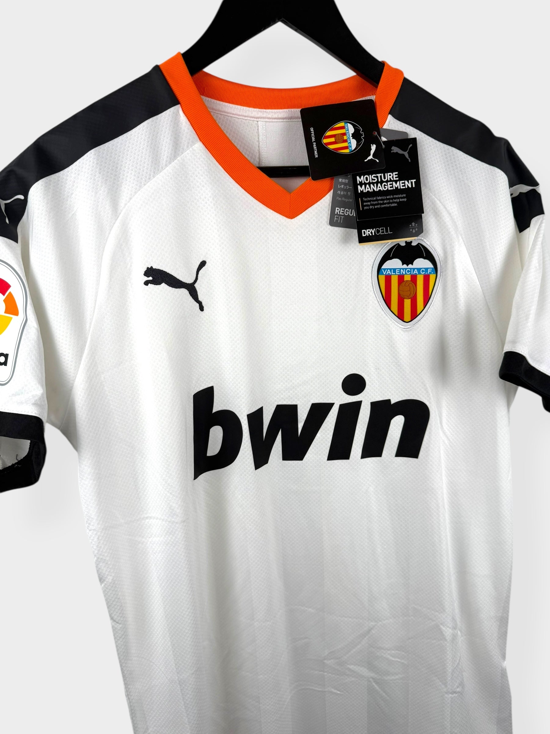 2019-20 VALENCIA HOME SHIRT M - Authentic Football Club