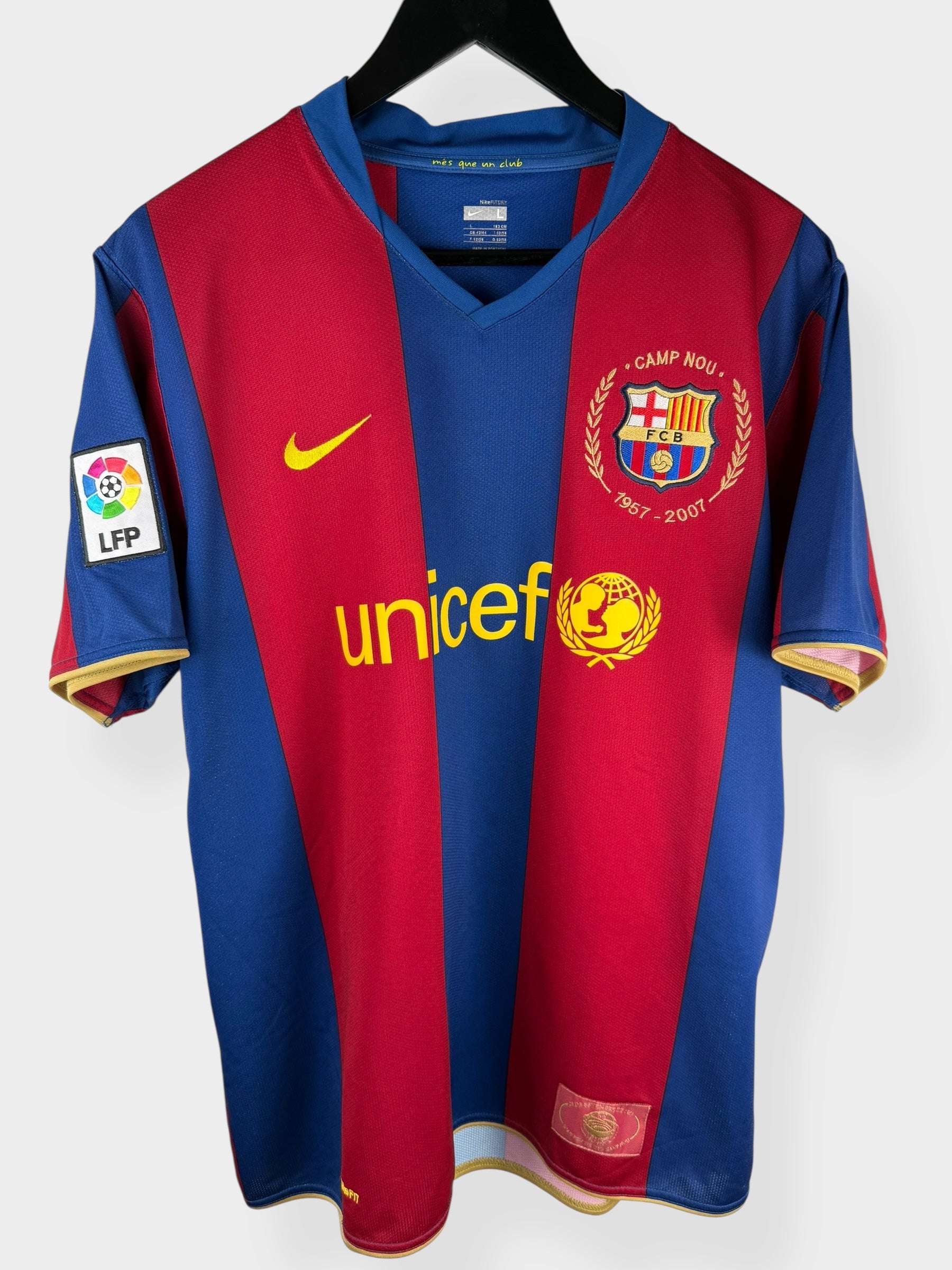 2007-08 BARCELONA HOME SHIRT RONALDINHO #10 L