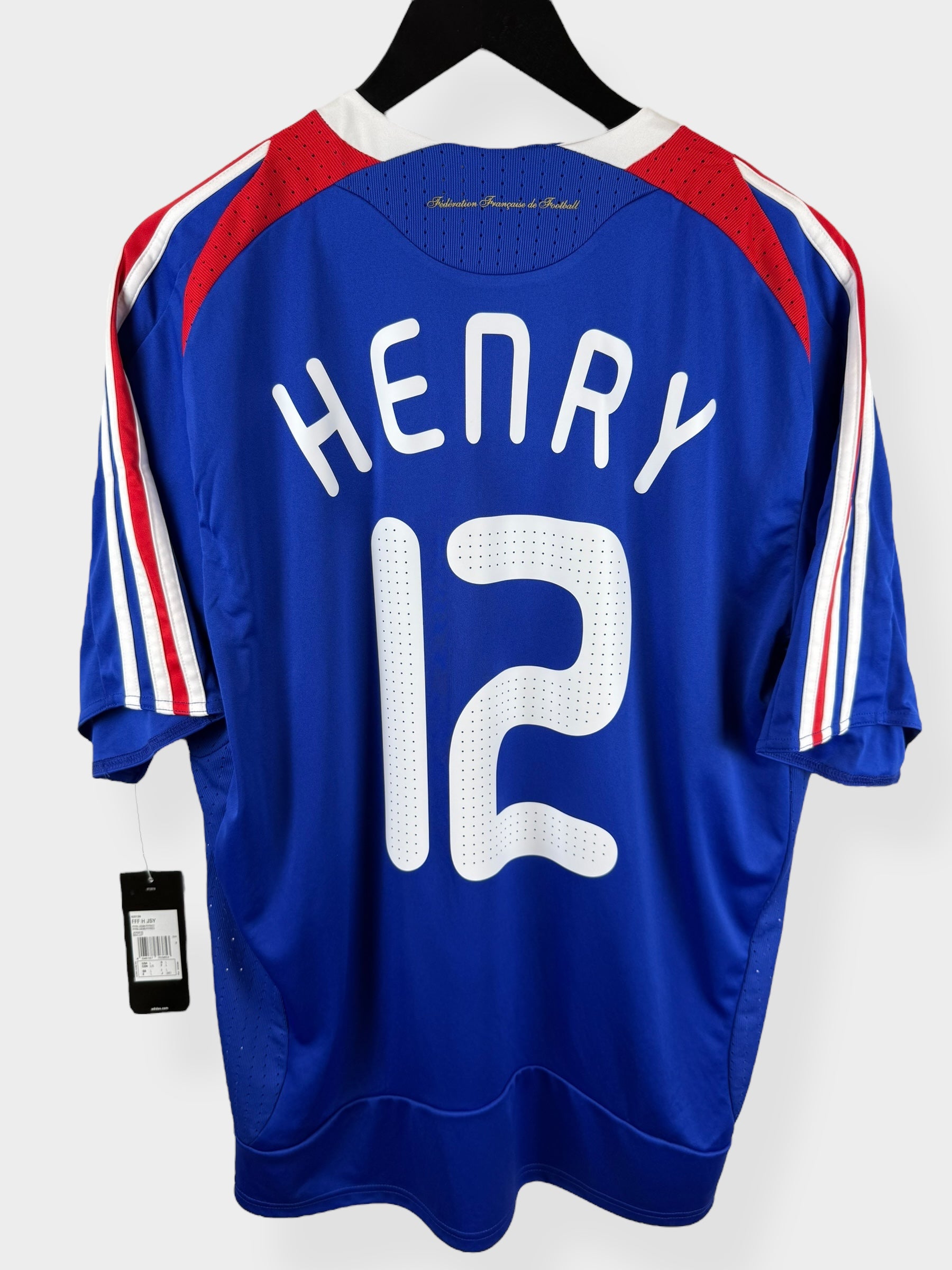 2007-08 FRANCE HOME SHIRT HENRY #12 L