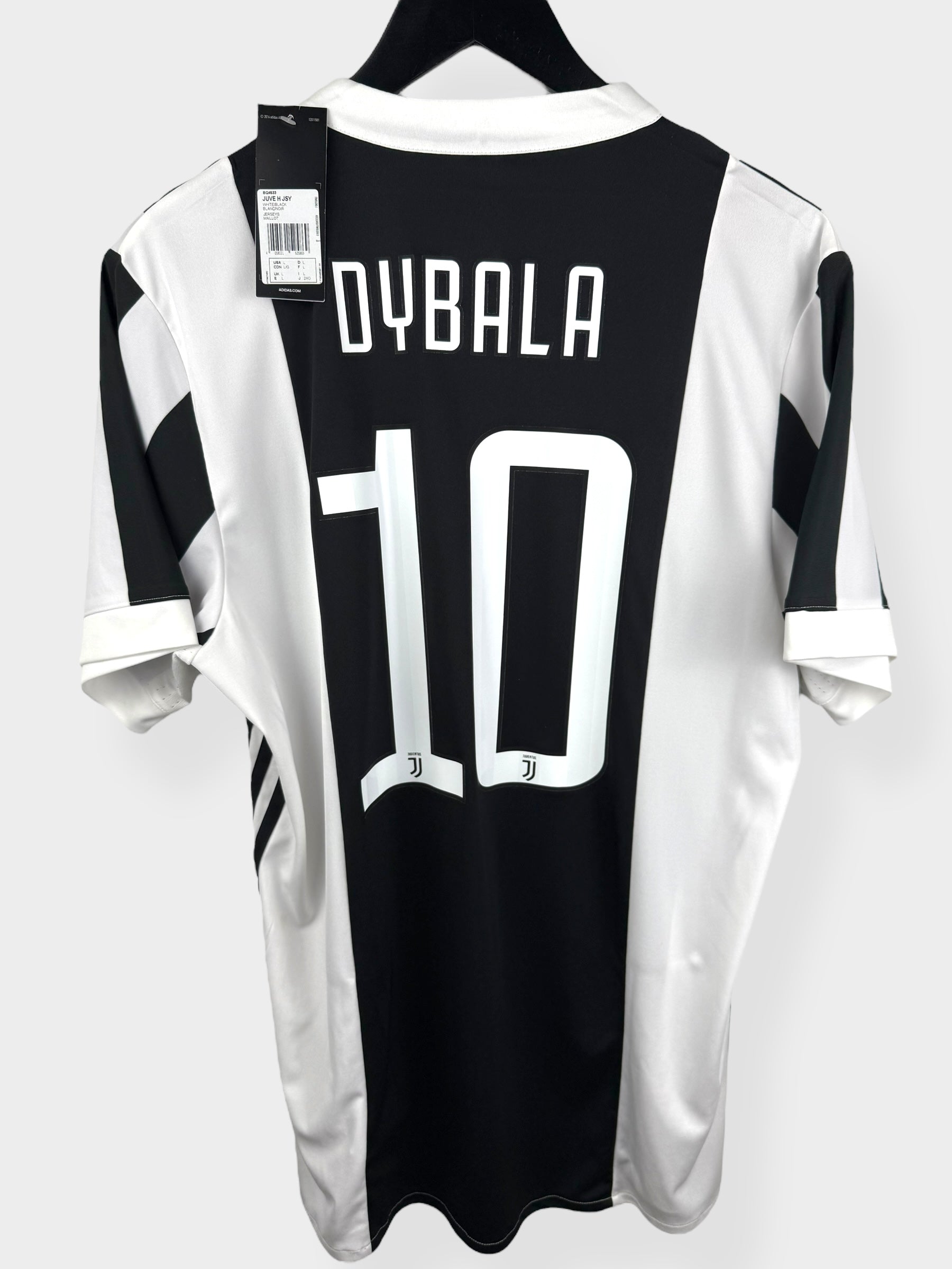 2017-18 JUVENTUS HOME SHIRT DYBALA #10 L