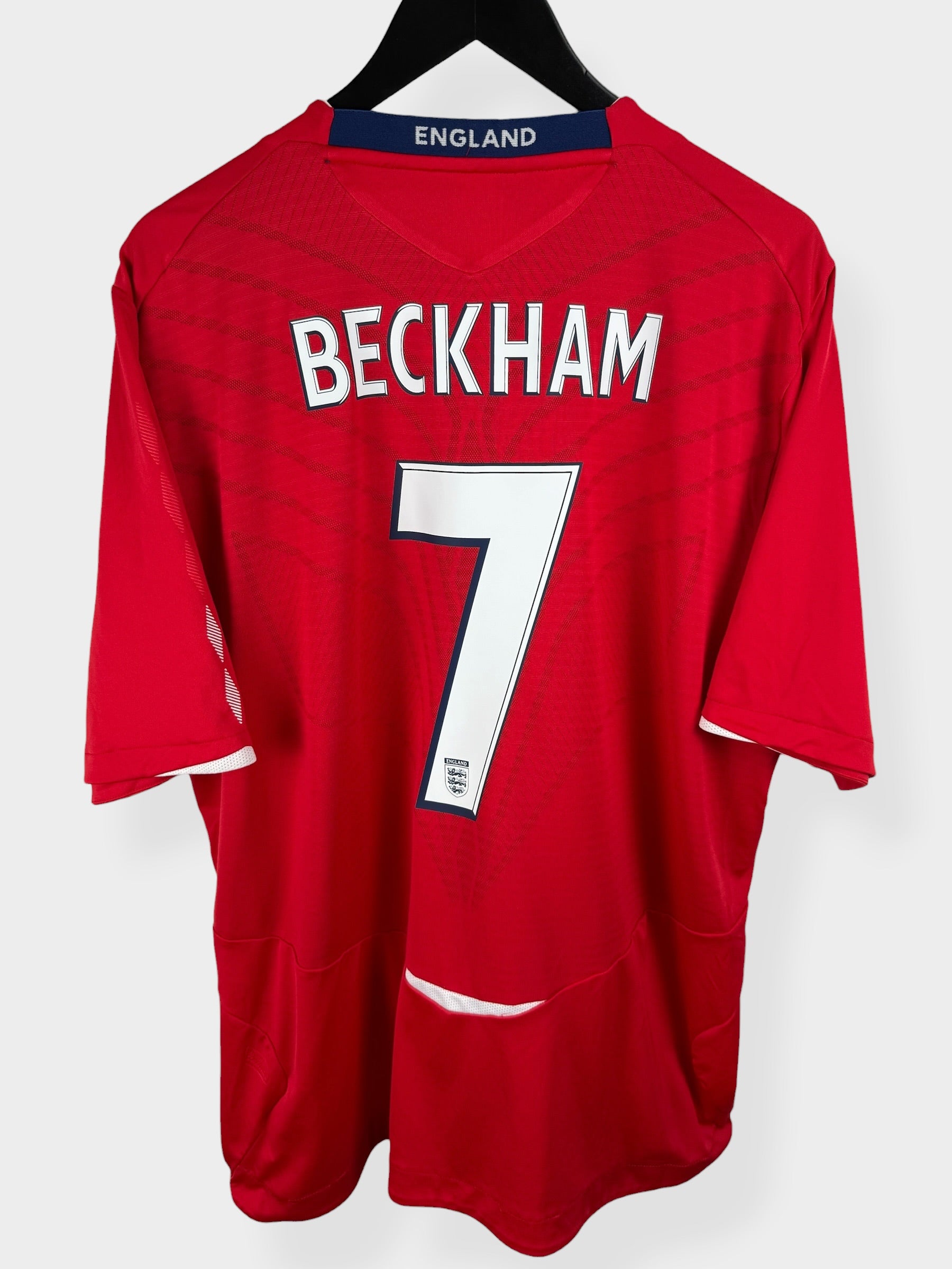 2008-10 ENGLAND AWAY SHIRT BECKHAM #7 XXL