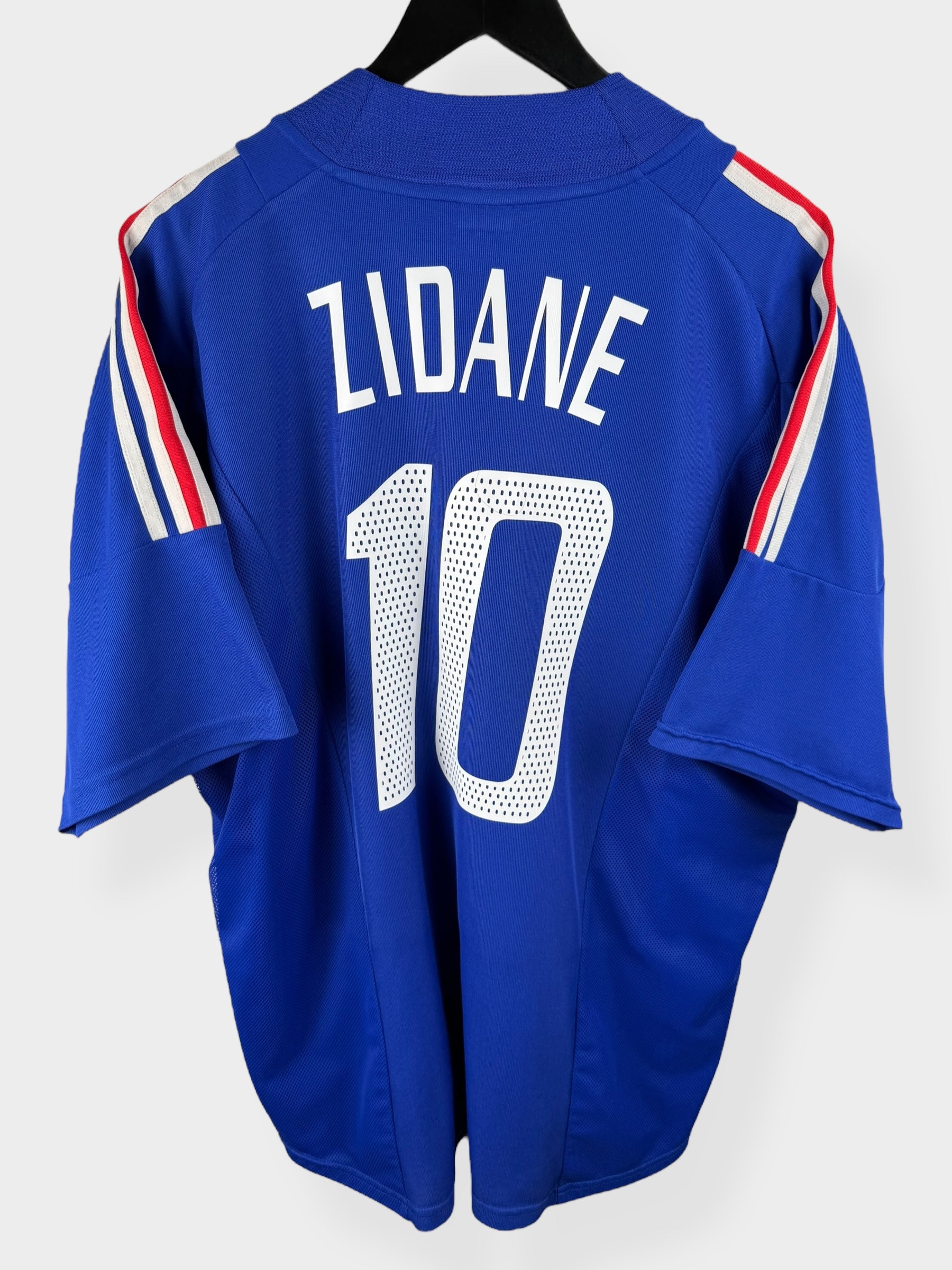 2002-04 FRANCE HOME SHIRT ZIDANE #10 XXL - Authentic Football Club