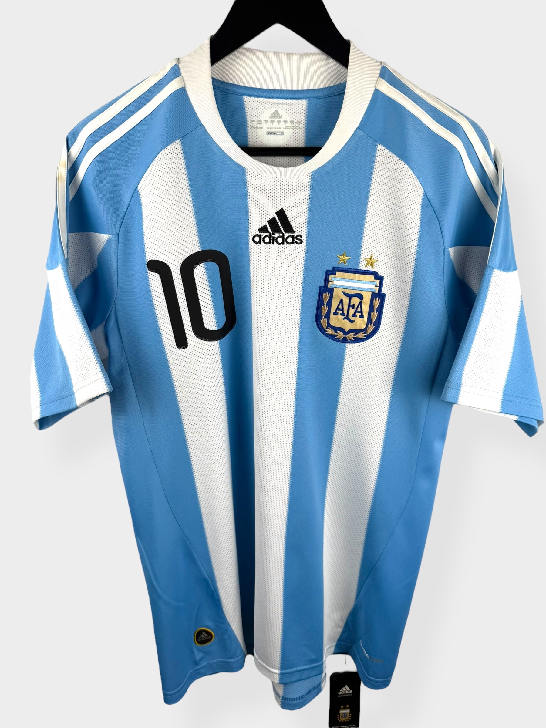 2010-11 ARGENTINA HOME SHIRT MESSI #10 S - Authentic Football Club