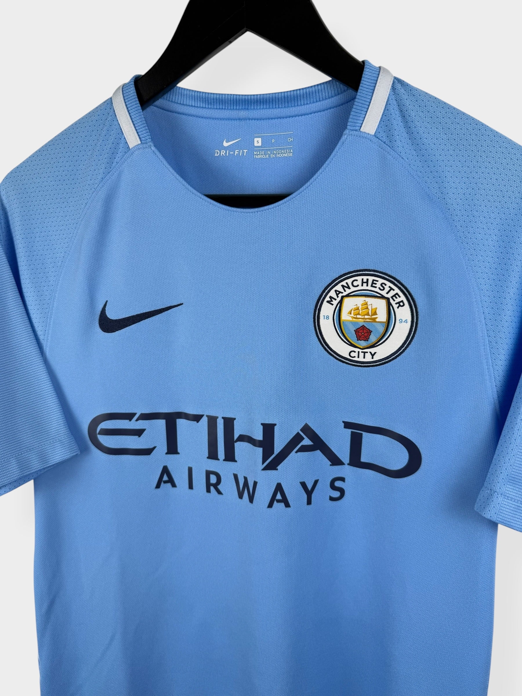 2017-18 MANCHESTER CITY HOME SHIRT SILVA #21 S