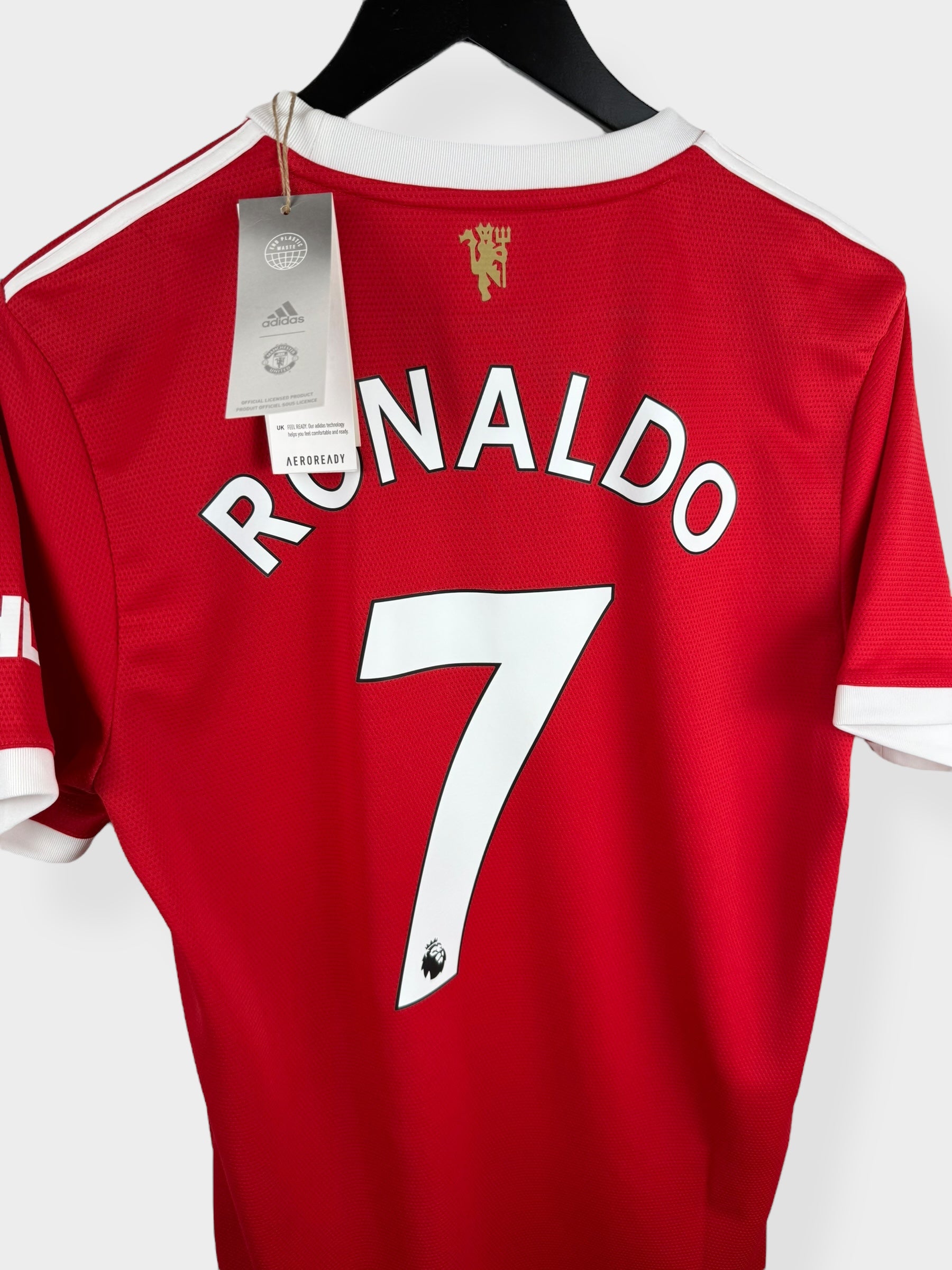 2021-22 MANCHESTER UNITED HOME SHIRT RONALDO #7 M - Authentic Football Club