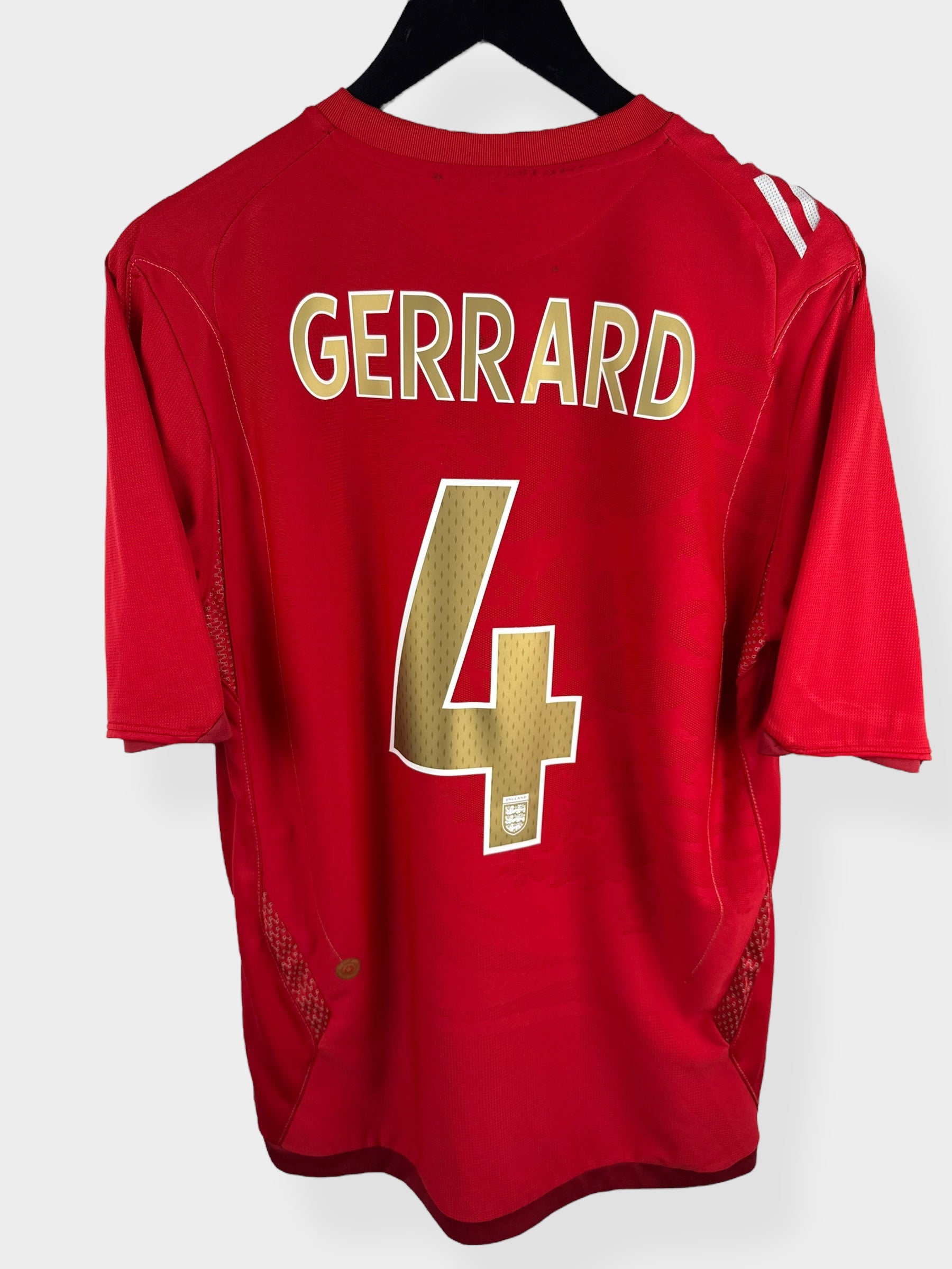 2006-08 ENGLAND AUSWÄRTSTRIKOT GERRARD #4 M