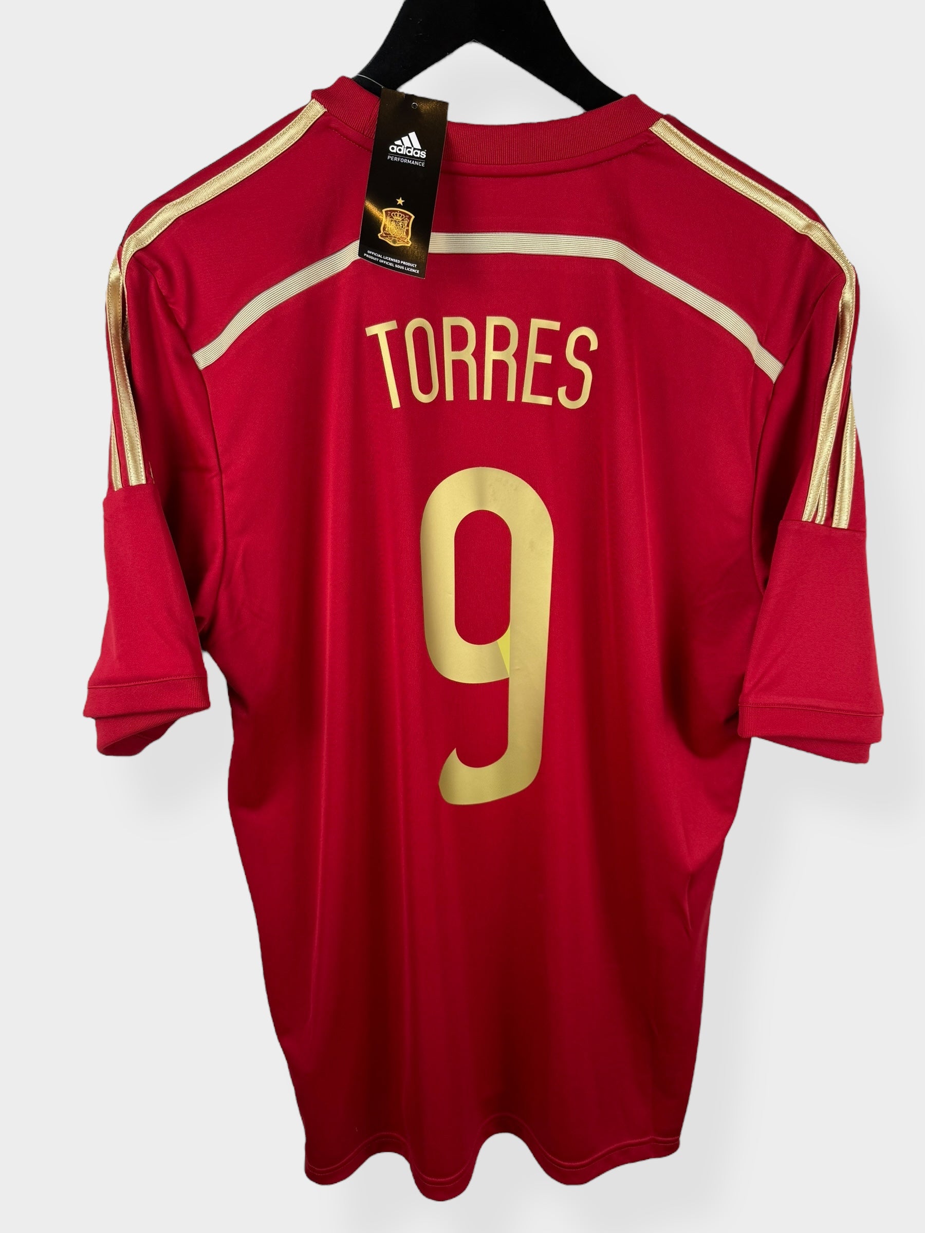 2014-15 SPAIN HOME SHIRT TORRES #9 L - Authentic Football Club