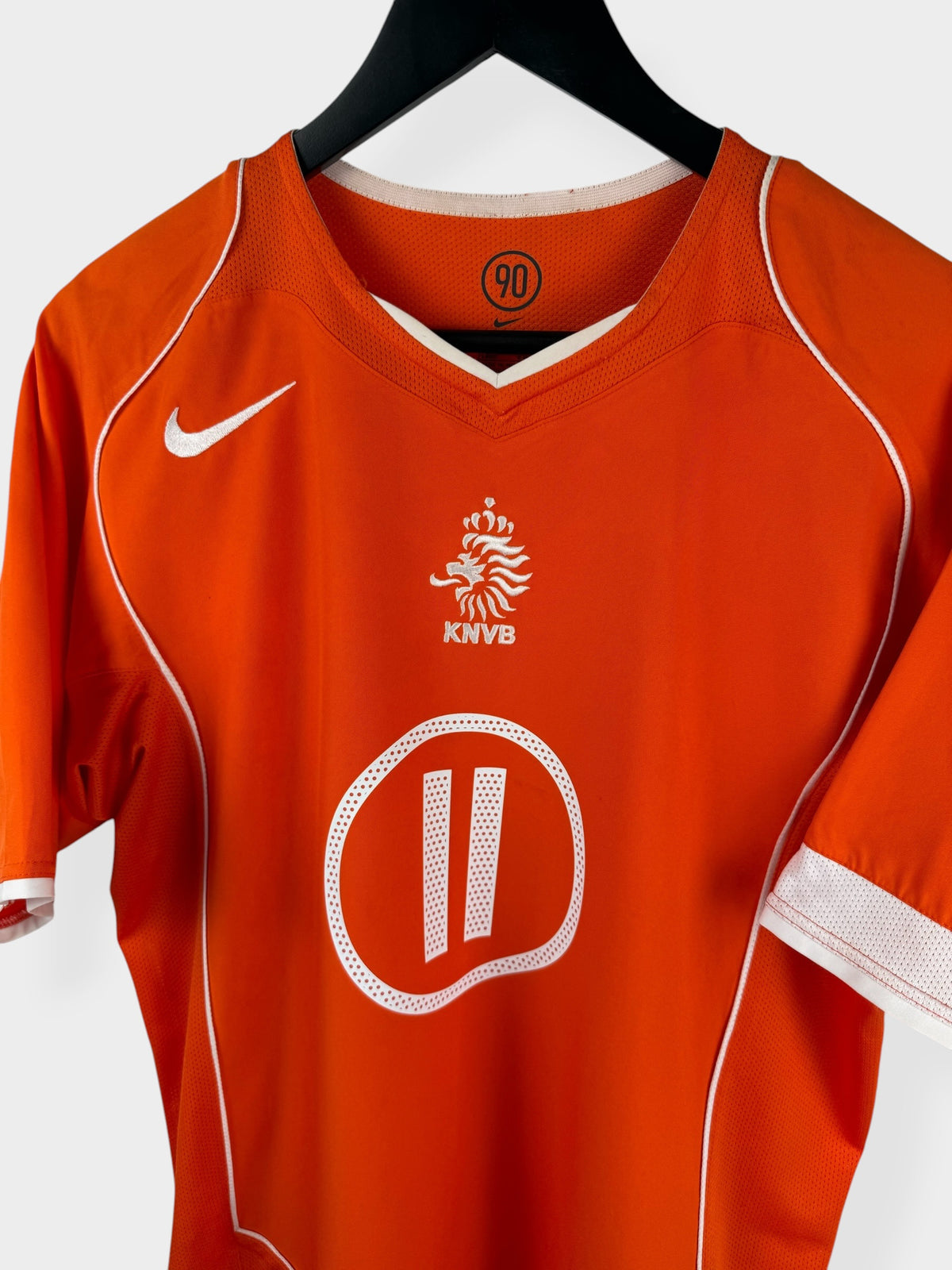 2004-06 NETHERLANDS HOME SHIRT VAN DER VAART #11 M