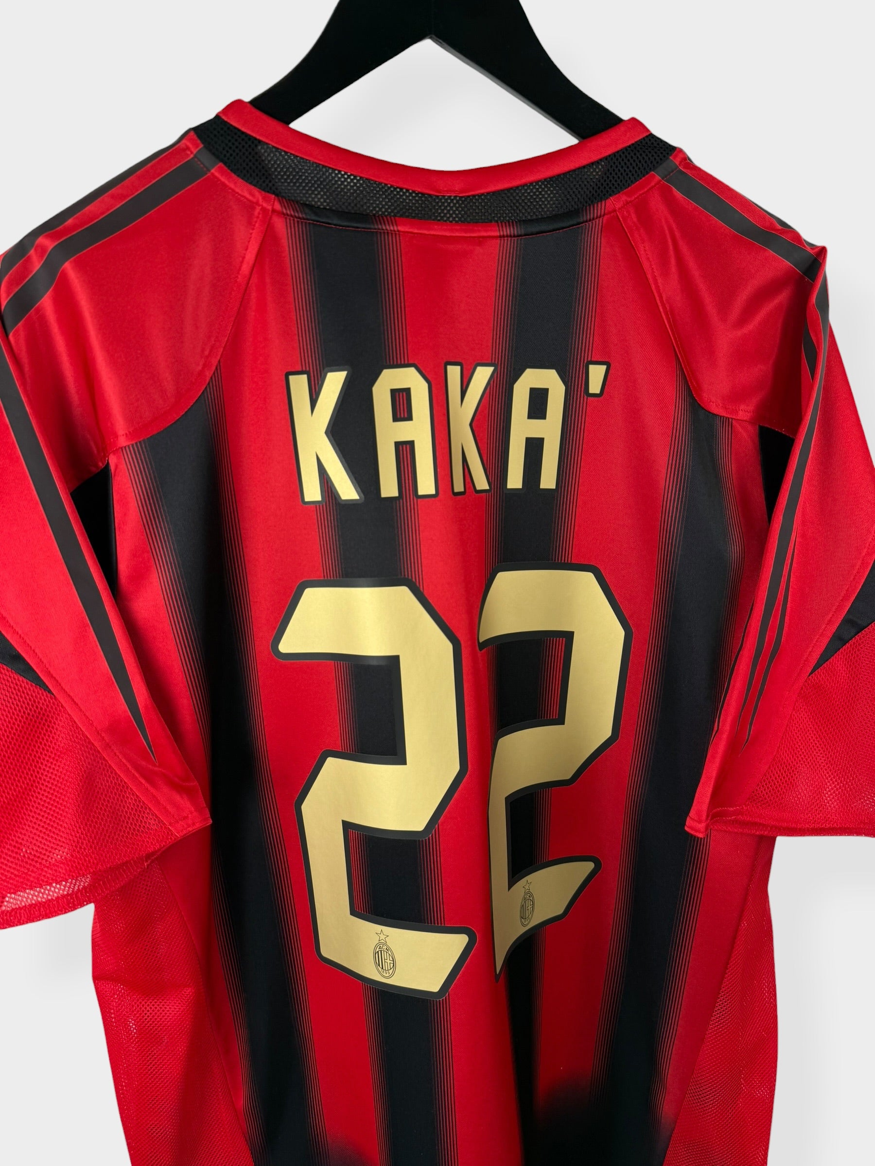 2004-05 AC MILAN HOME SHIRT KAKA #22 L
