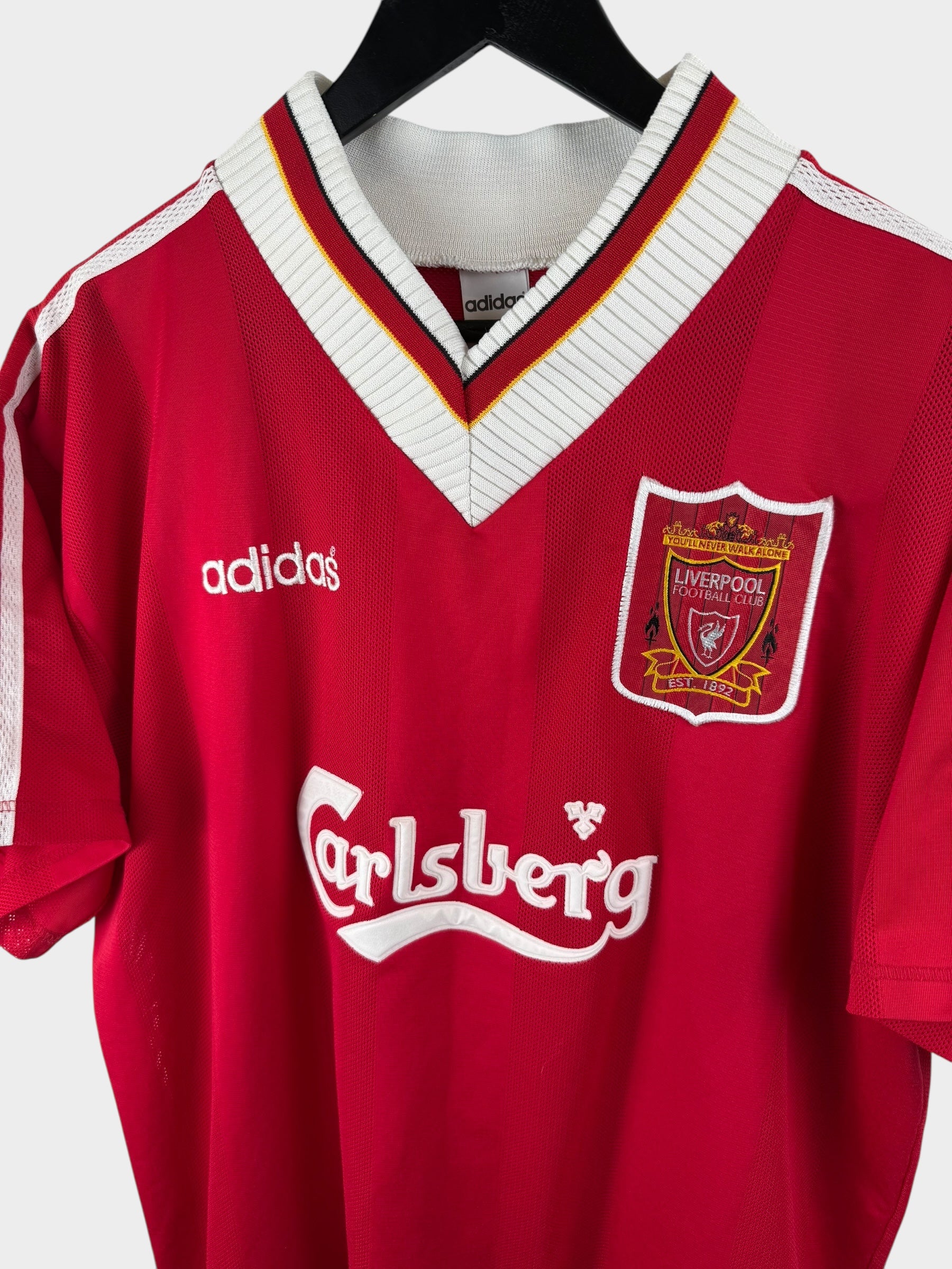 1995-96 LIVERPOOL HOME SHIRT XL
