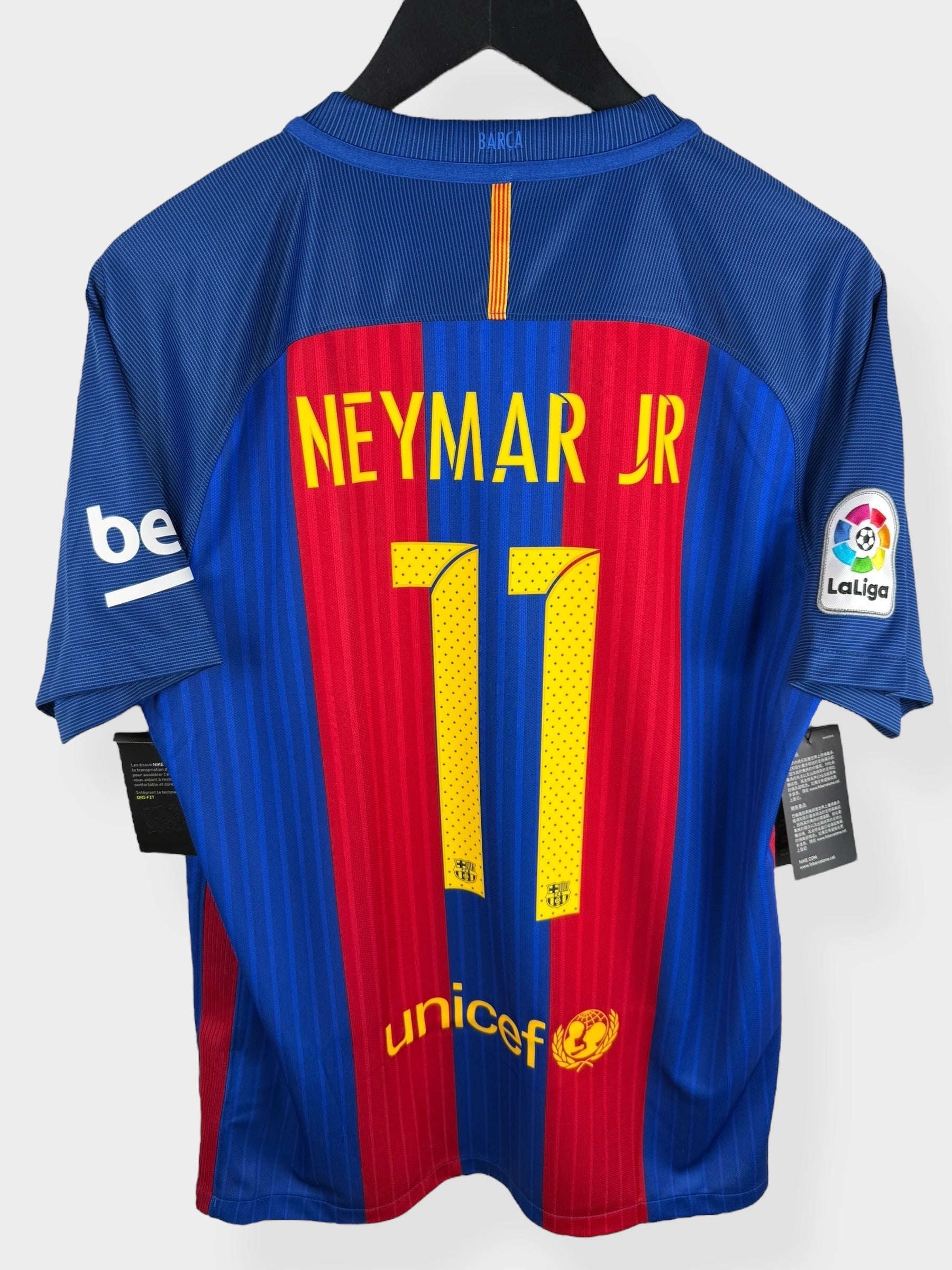2016-17 BARCELONA HOME SHIRT NEYMAR JR #11 M - 776850-415