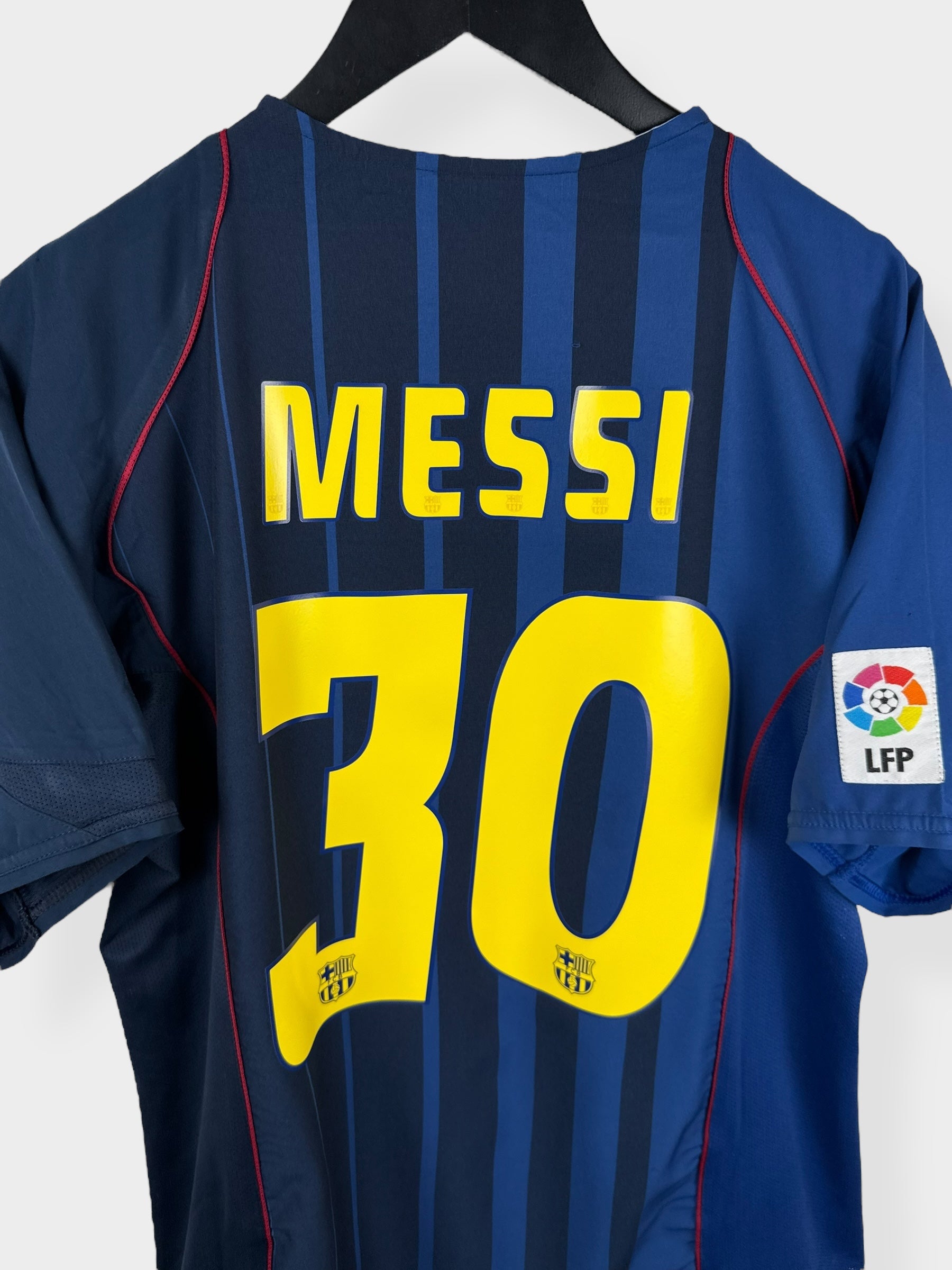 2004-05 BARCELONA AWAY SHIRT MESSI #30 L - Authentic Football Club