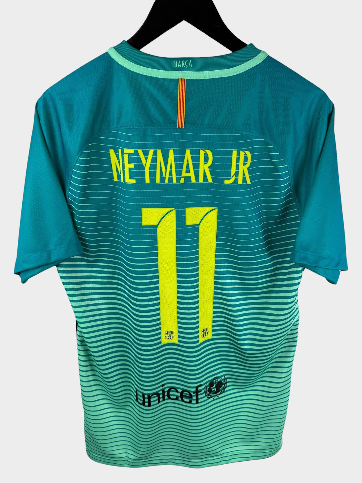 2016-17 BARCELONA DRITTES TRIKOT NEYMAR JR #11 M