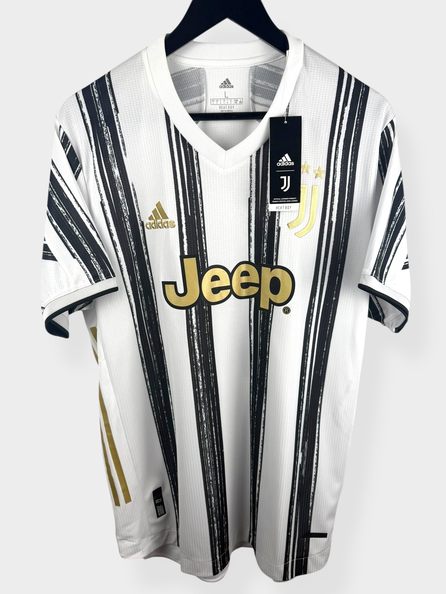 2020-21 JUVENTUS HOME SHIRT PLAYER ISSUE RONALDO #7 L - Authentic Football Club
