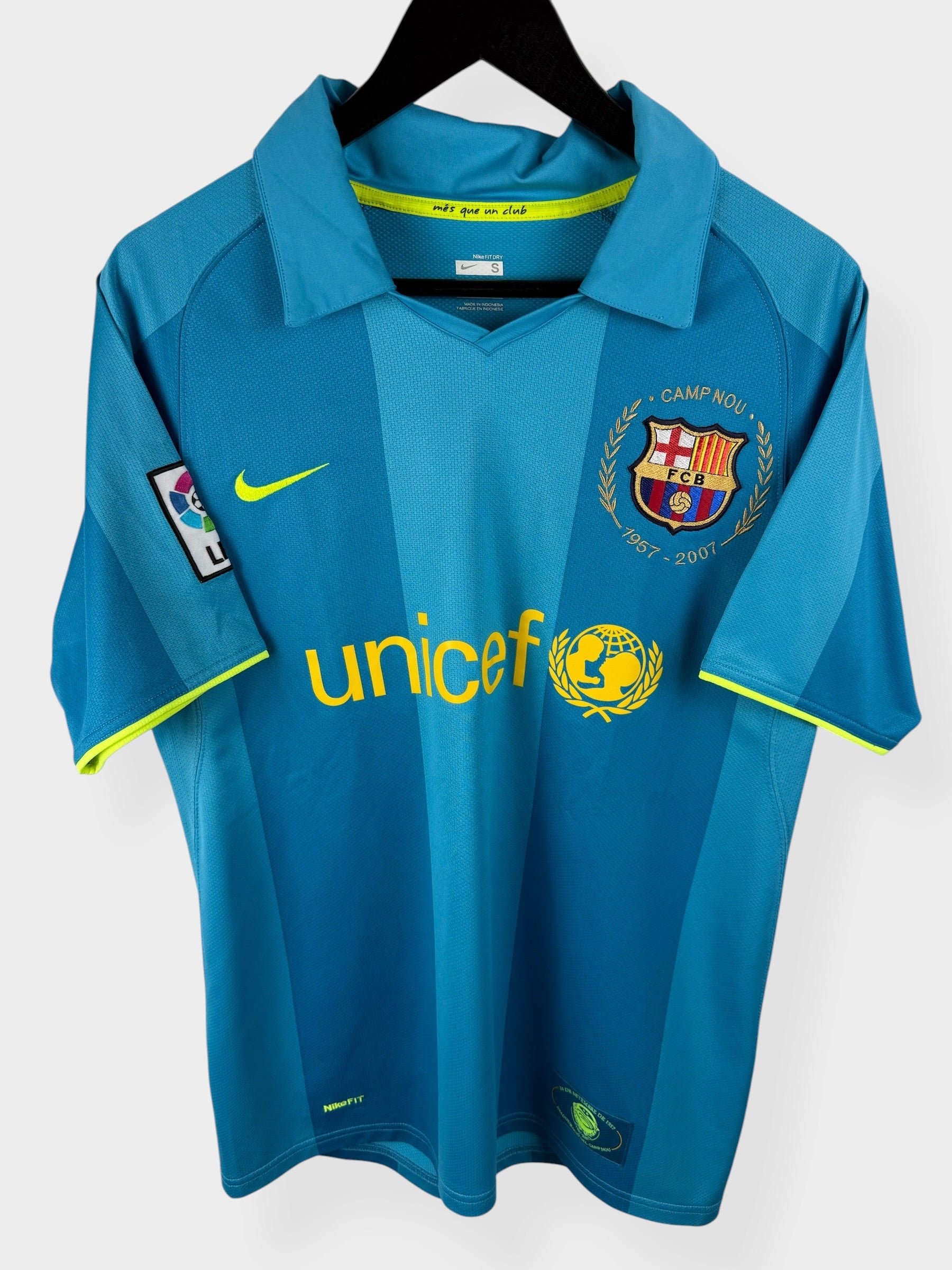 MAILLOT EXTÉRIEUR DE BARCELONE 2007-08 MESSI N°19 S