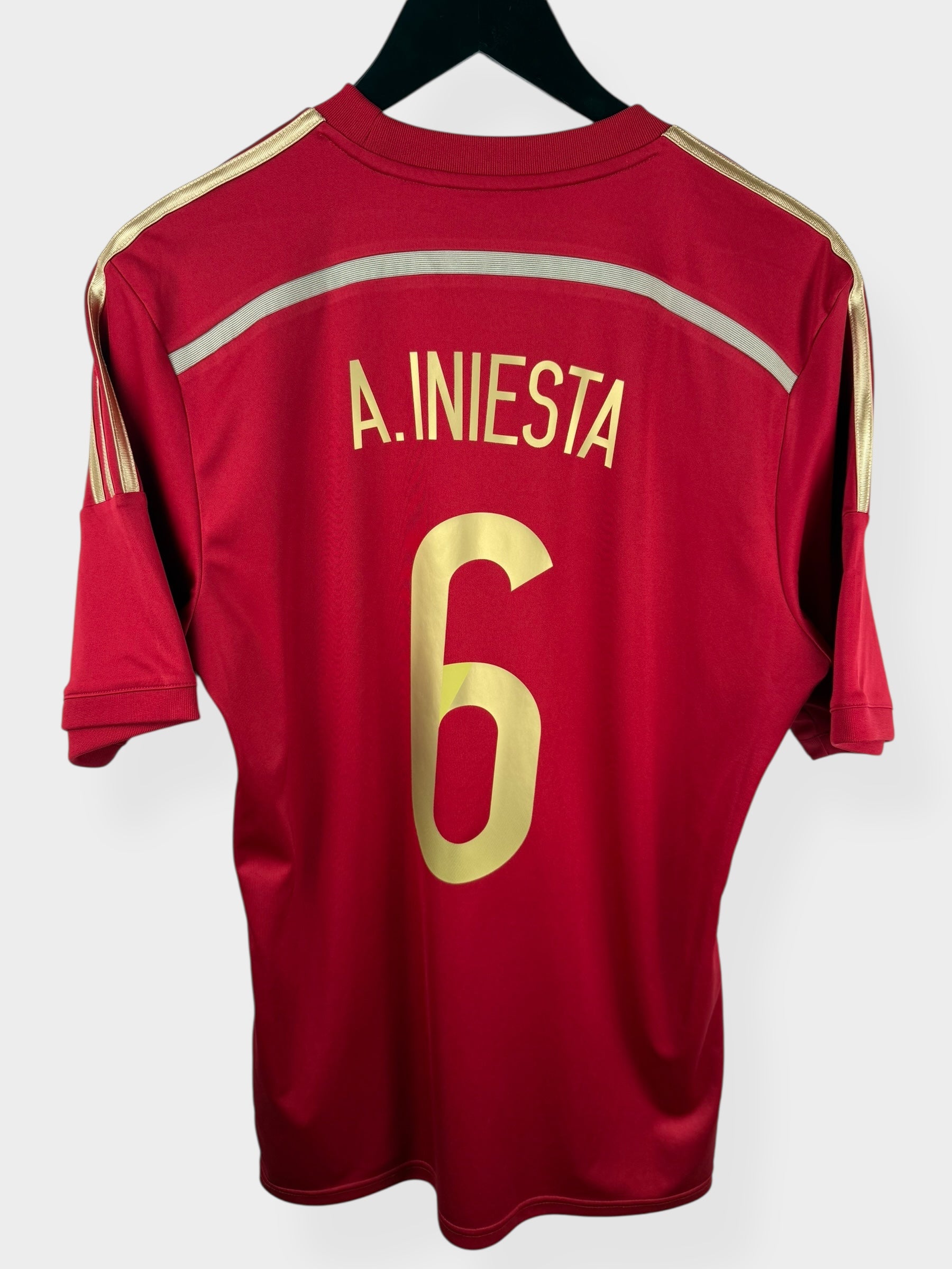 2014-15 SPANIEN HEIMTRIKOT INIESTA #6 M