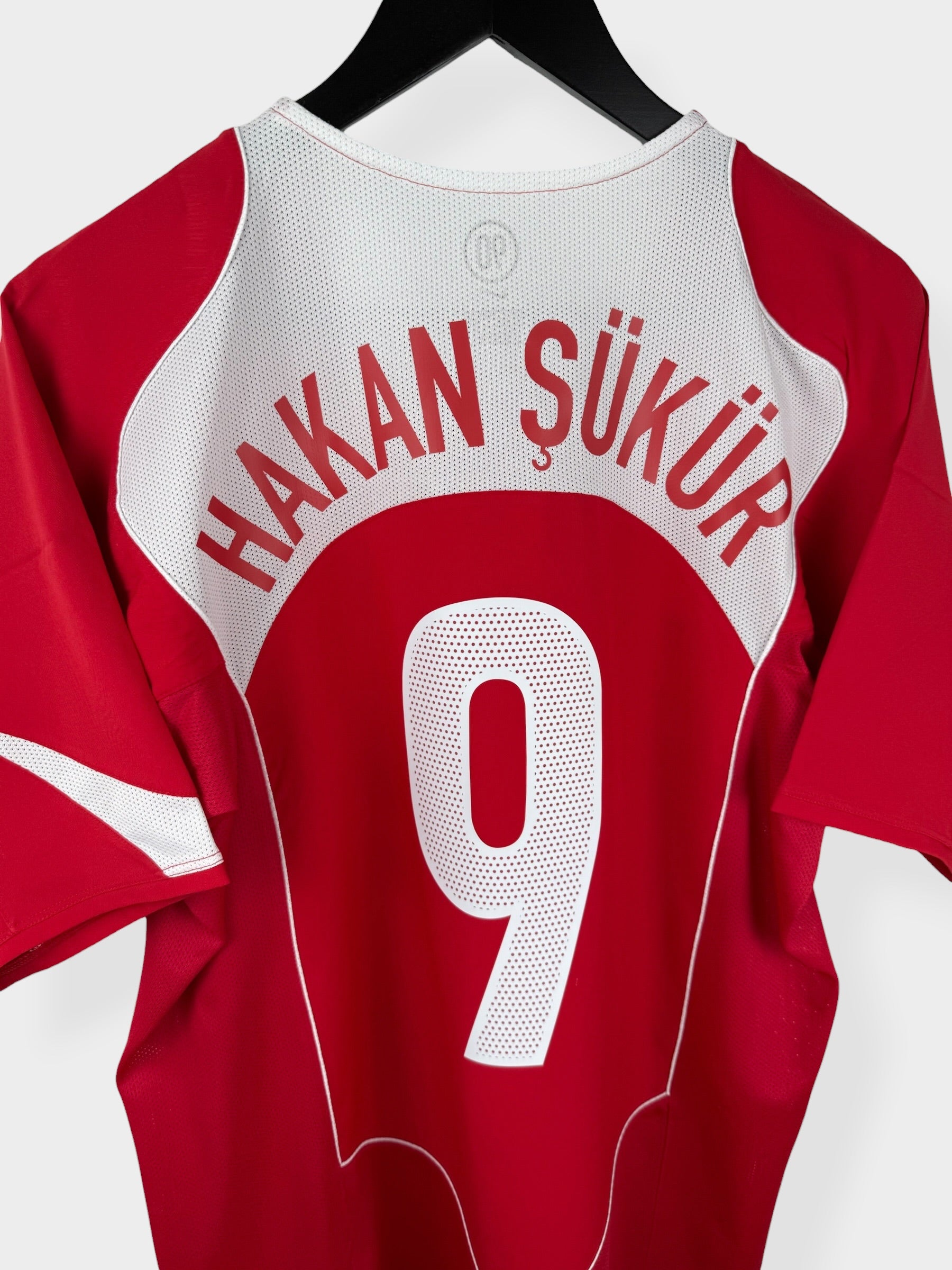 2004-06 TURKEY HOME SHIRT HAKAN SUKUR #9 M