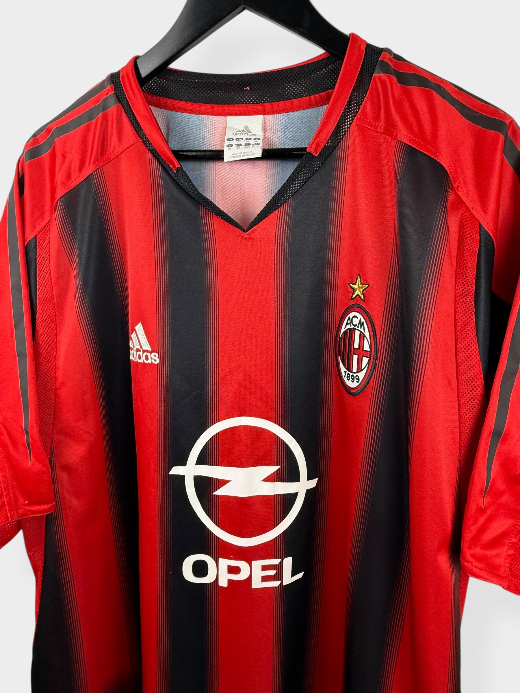 2004-05 AC MILAN HOME SHIRT SHEVCHENKO #7 XL