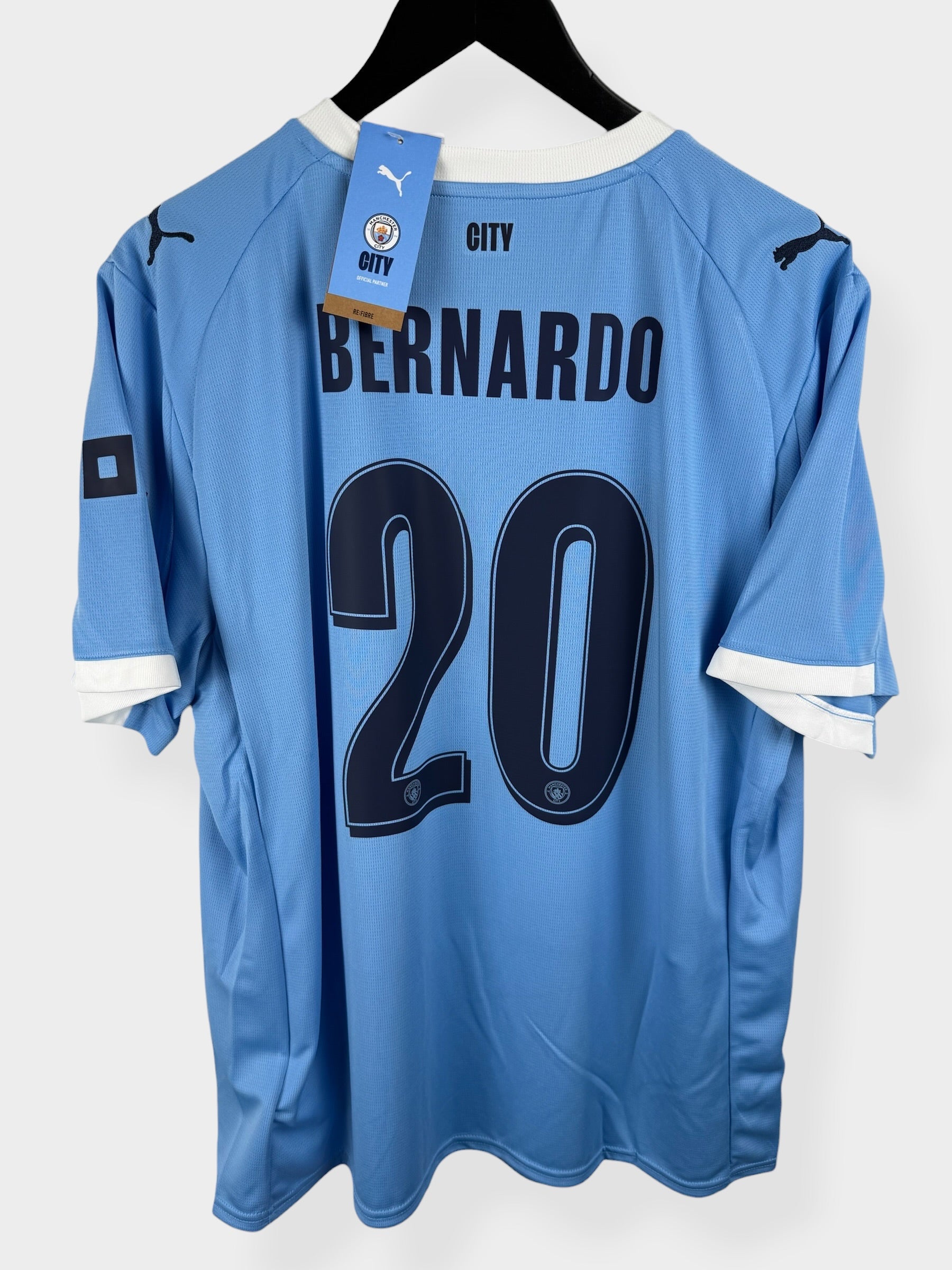 2025-26 MANCHESTER CITY HOME SHIRT BERNARDO #20 XL