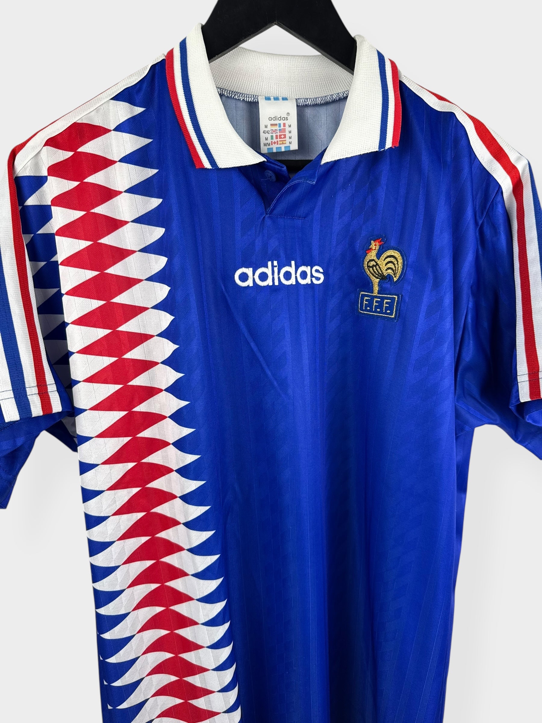 1994-96 FRANCE HOME SHIRT M - Authentic Football Club