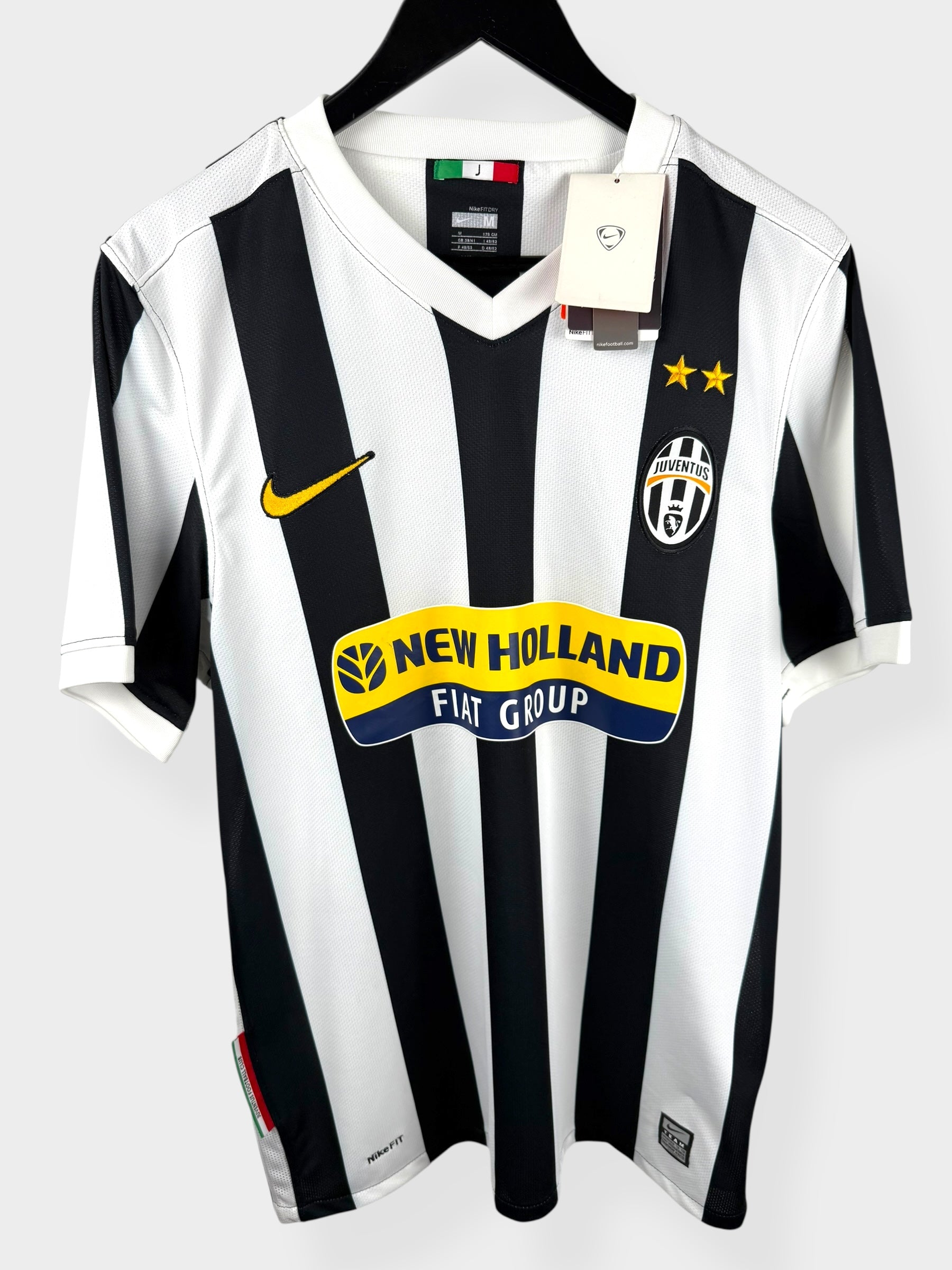 2009-10 JUVENTUS HOME SHIRT NEDVED #11 M - Authentic Football Club