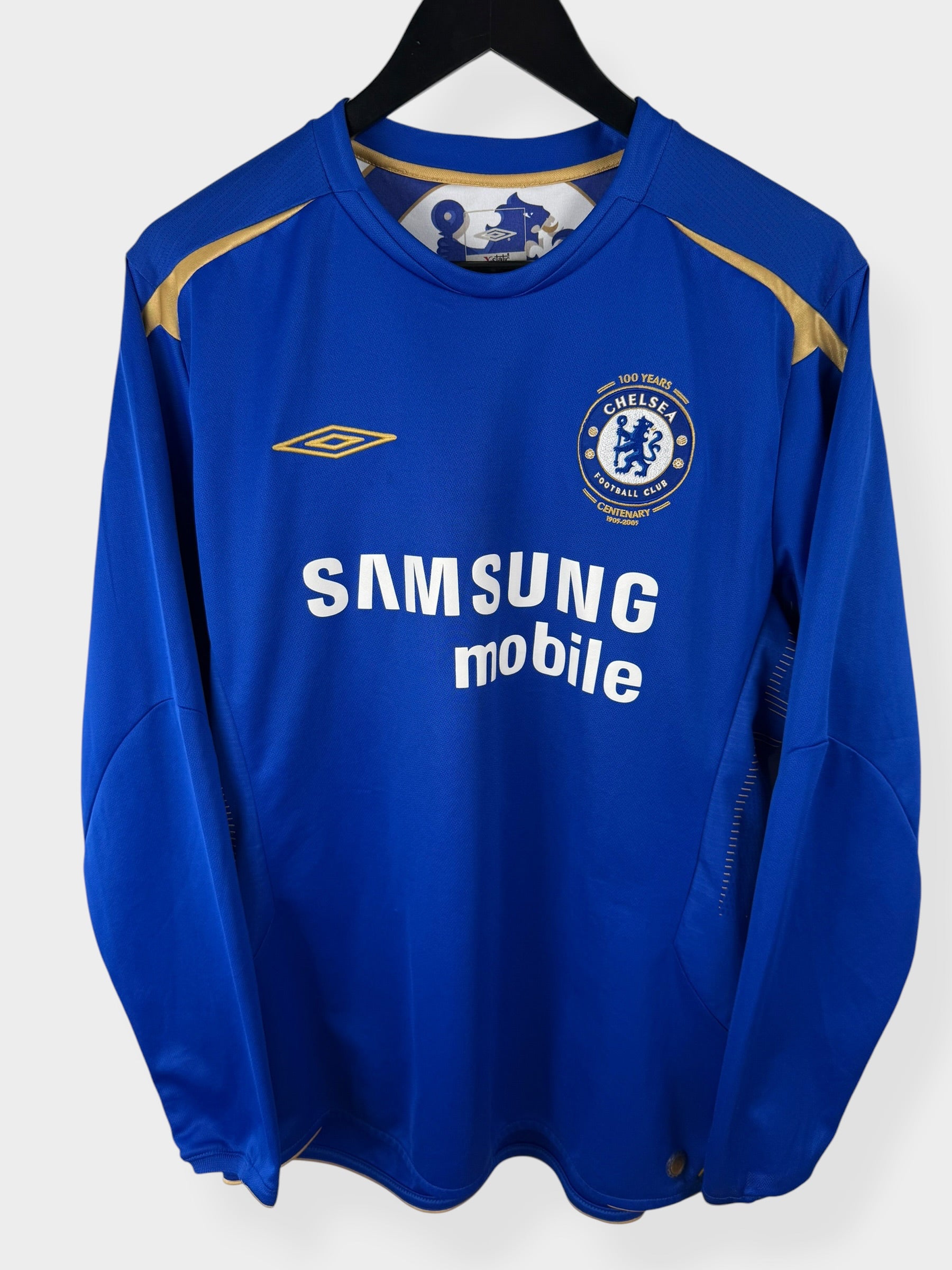 2005-06 CHELSEA THUISSHIRT LS DROGBA #15 L