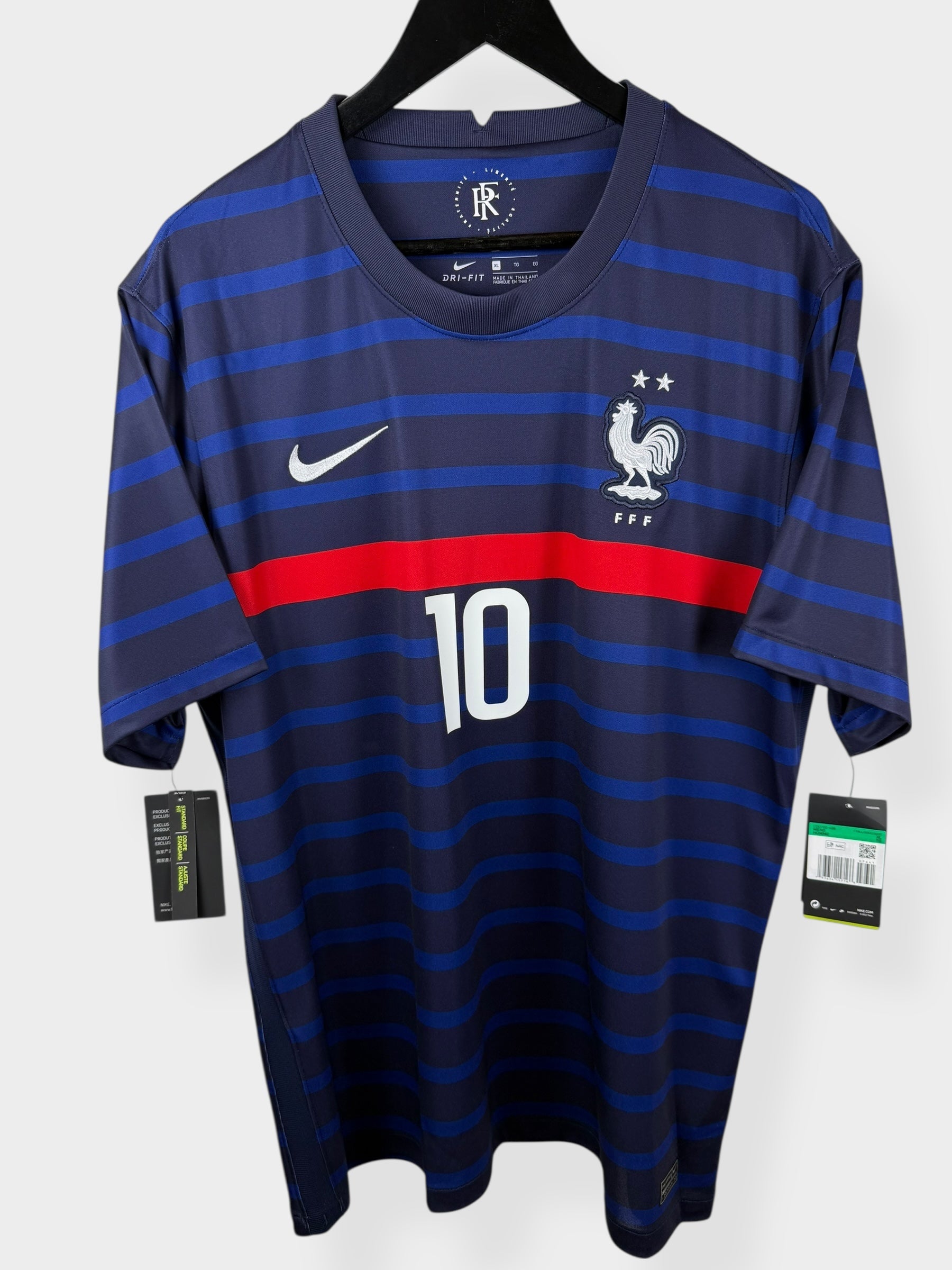 2020-21 FRANCE HOME SHIRT MBAPPE #10 XL - Authentic Football Club