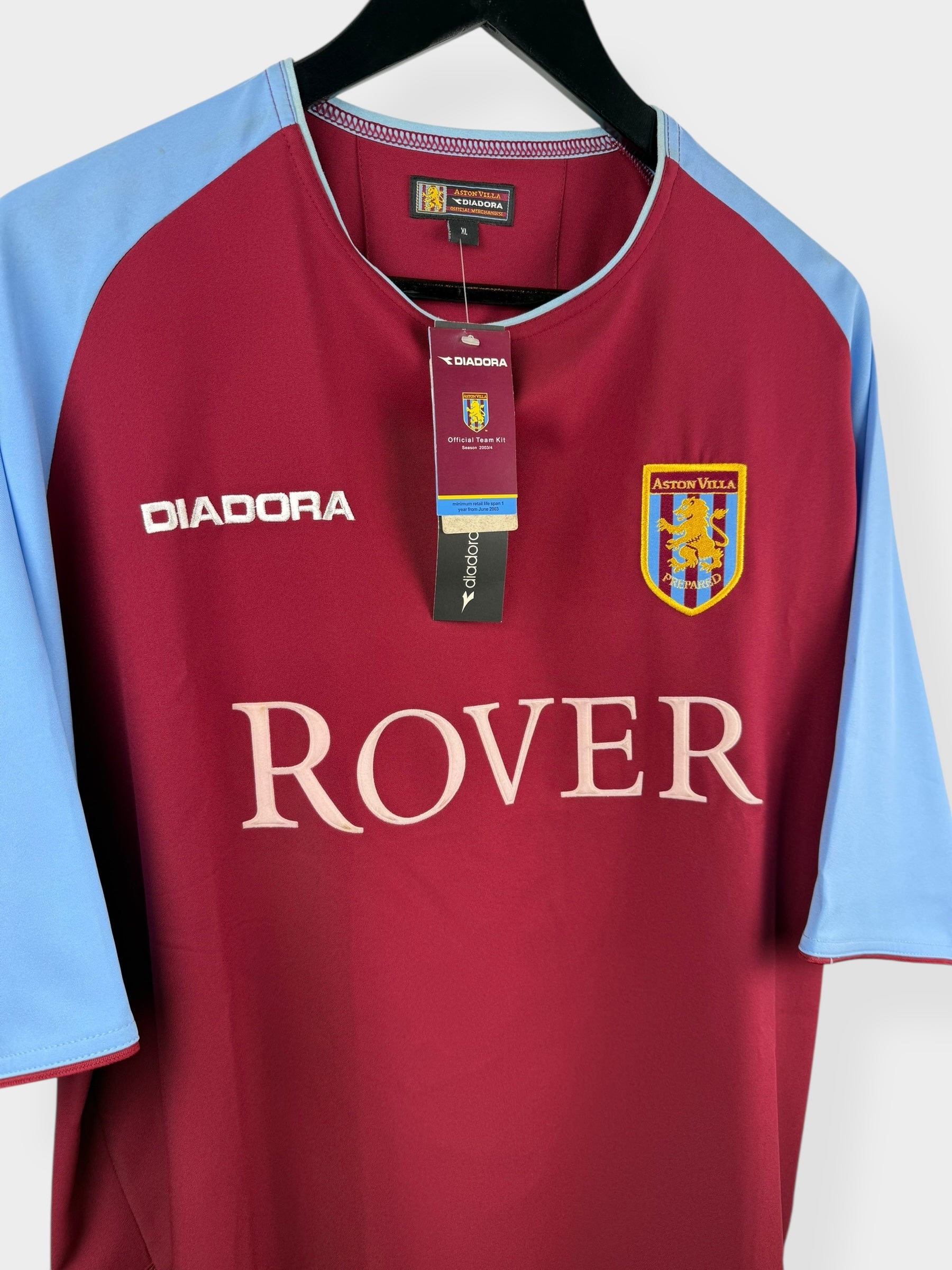 2003-04 ASTON VILLA THUISSHIRT XL
