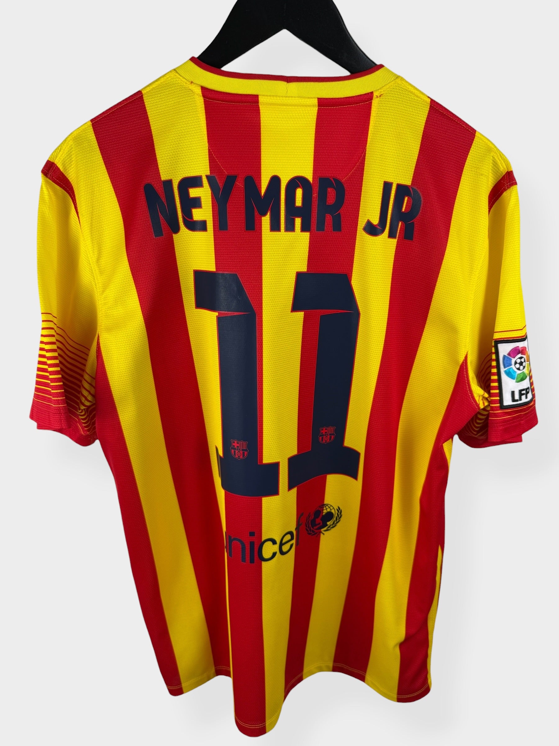 2013-14 BARCELONA AWAY SHIRT NEYMAR JR #11 L