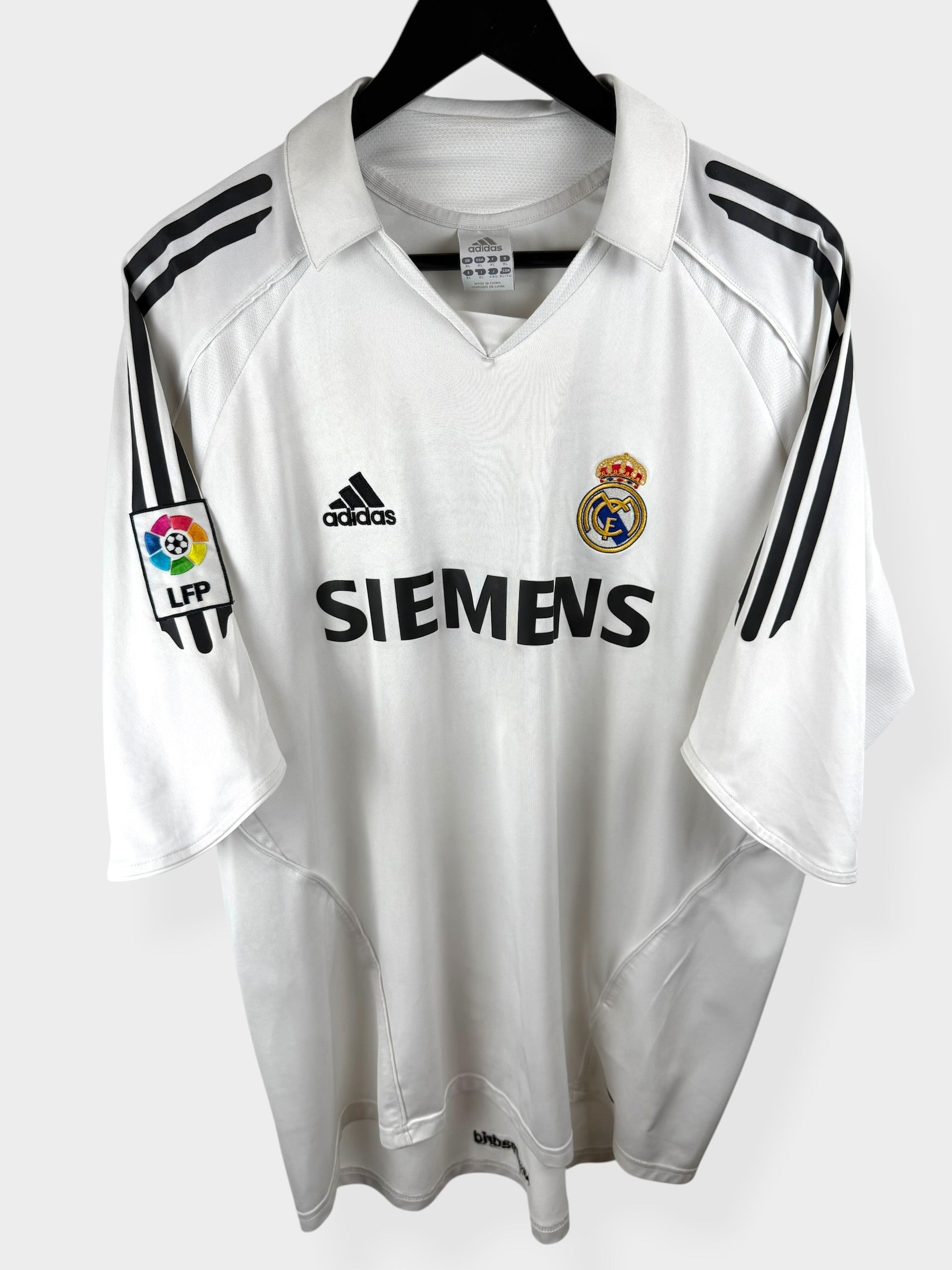 2005-06 REAL MADRID HOME SHIRT RONALDO #9 XL