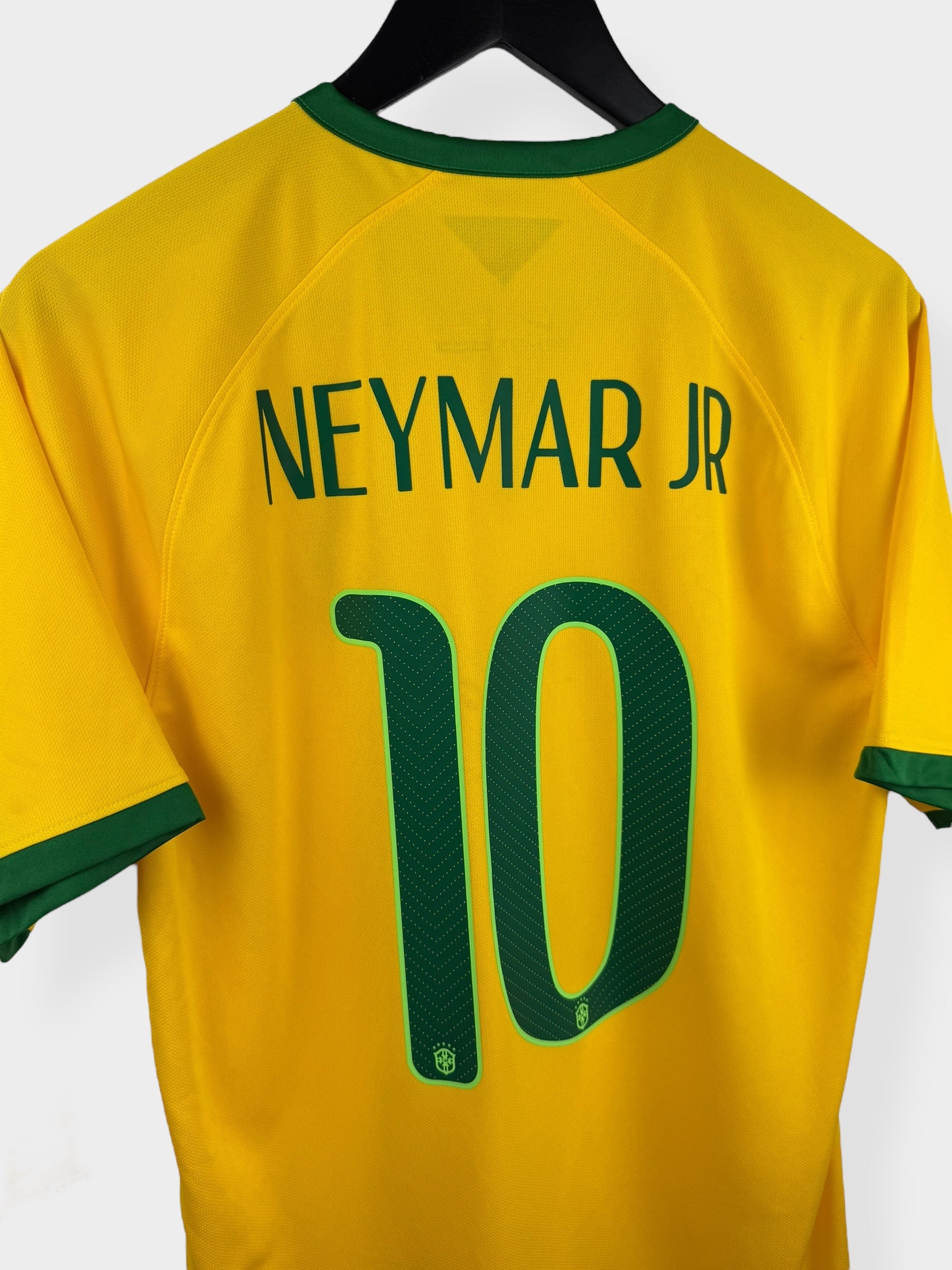 2014-15 BRAZIL HOME SHIRT NEYMAR JR #10 M
