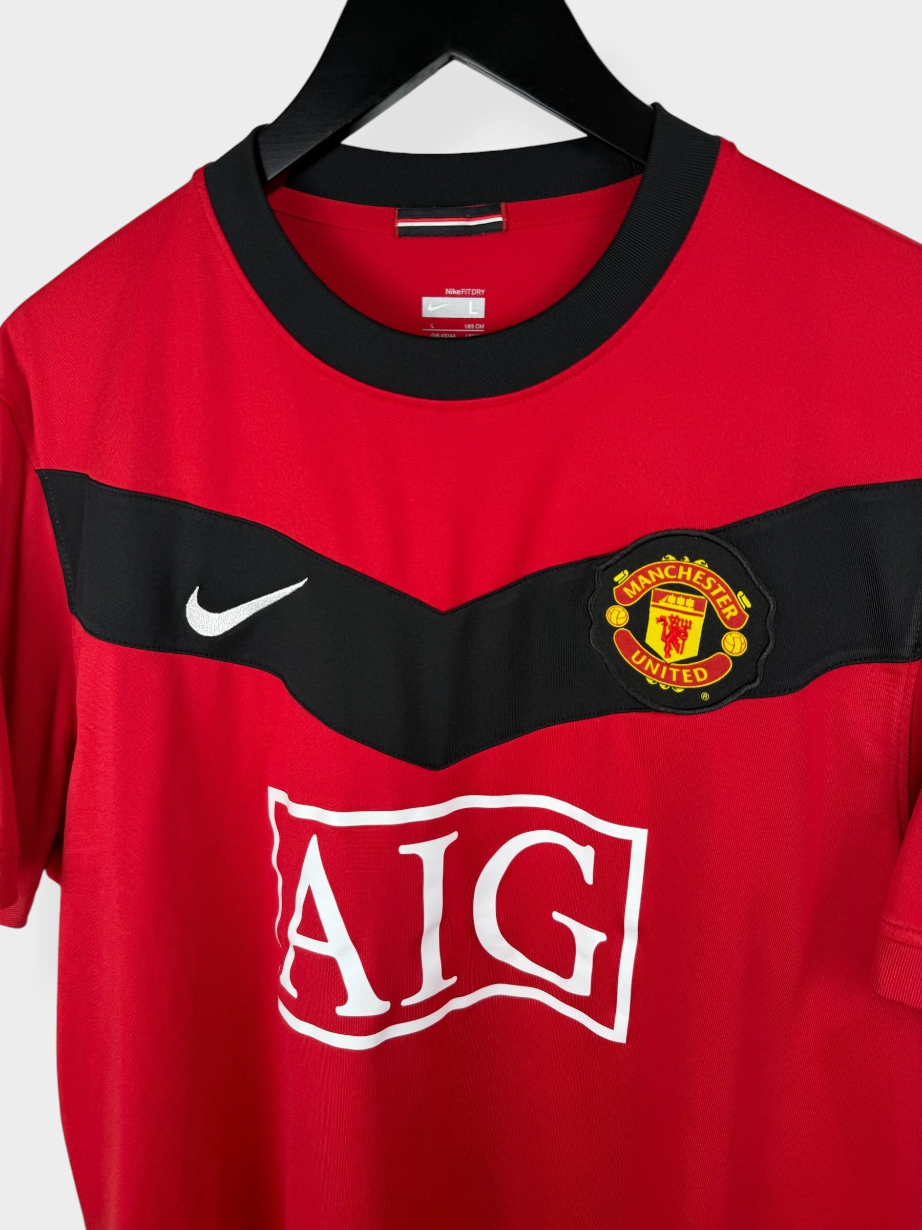 2009-10 MANCHESTER UNITED HOME SHIRT ROONEY #10 L