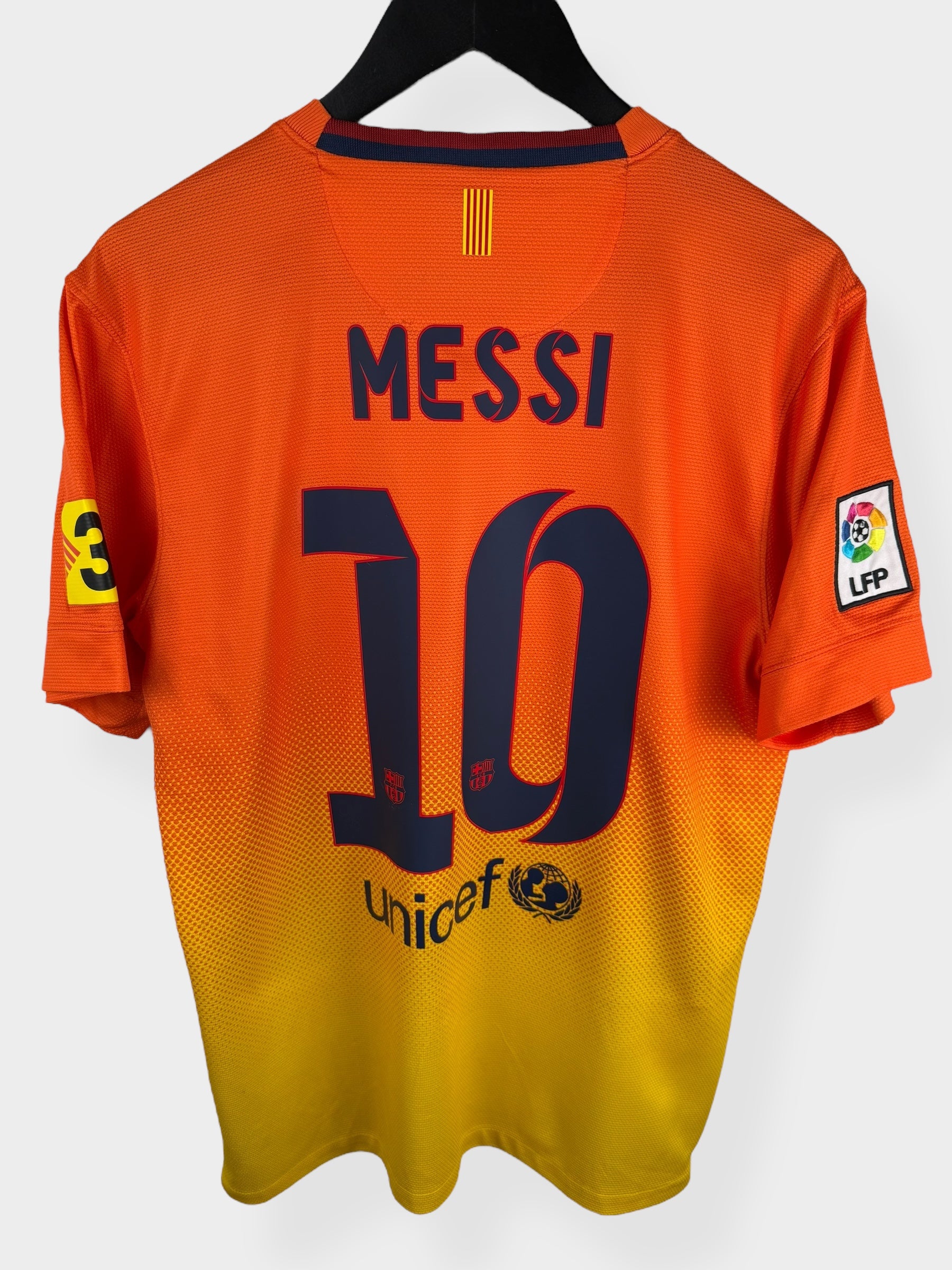 2012-13 BARCELONA AWAY SHIRT MESSI #10 M - Authentic Football Club