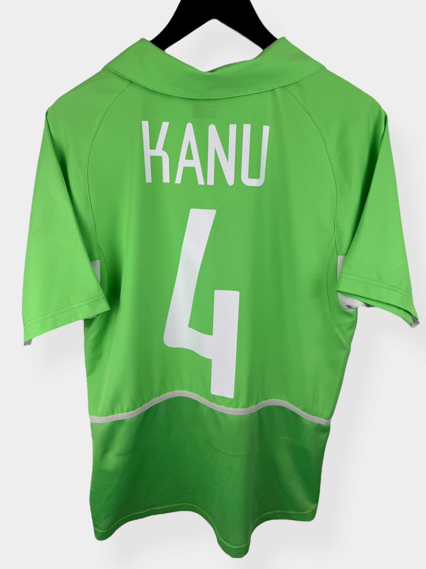 2002-04 NIGERIA HEIMTRIKOT KANU #4 S