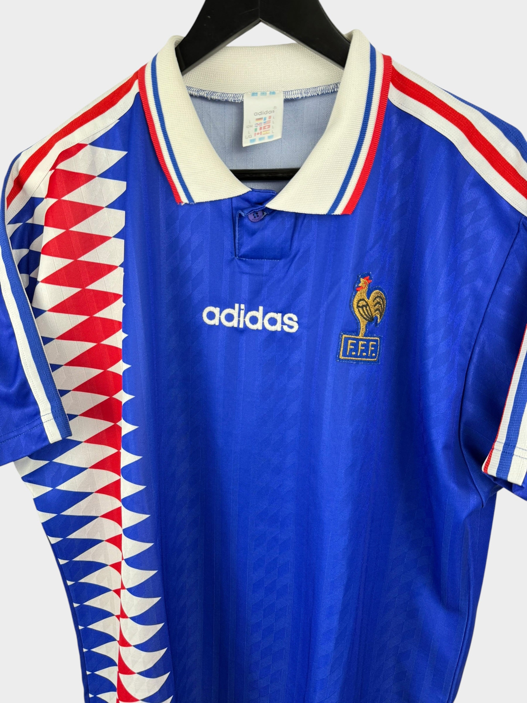 1994-96 FRANKRIJK THUISSHIRT L