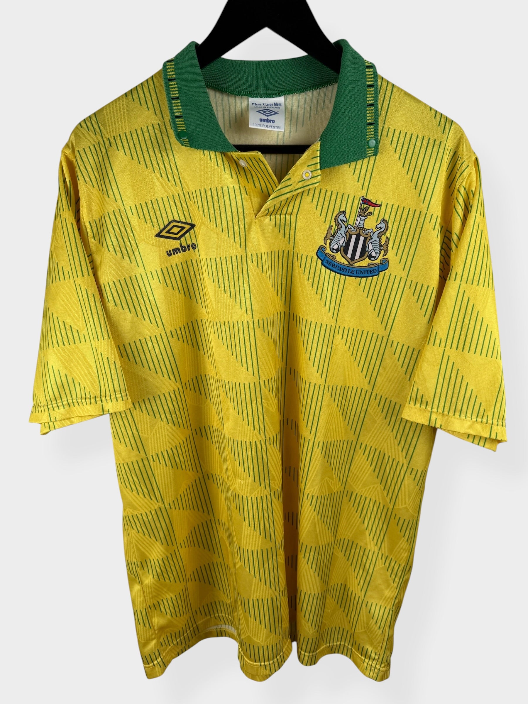 1991-93 NEWCASTLE UNITED AWAY SHIRT L
