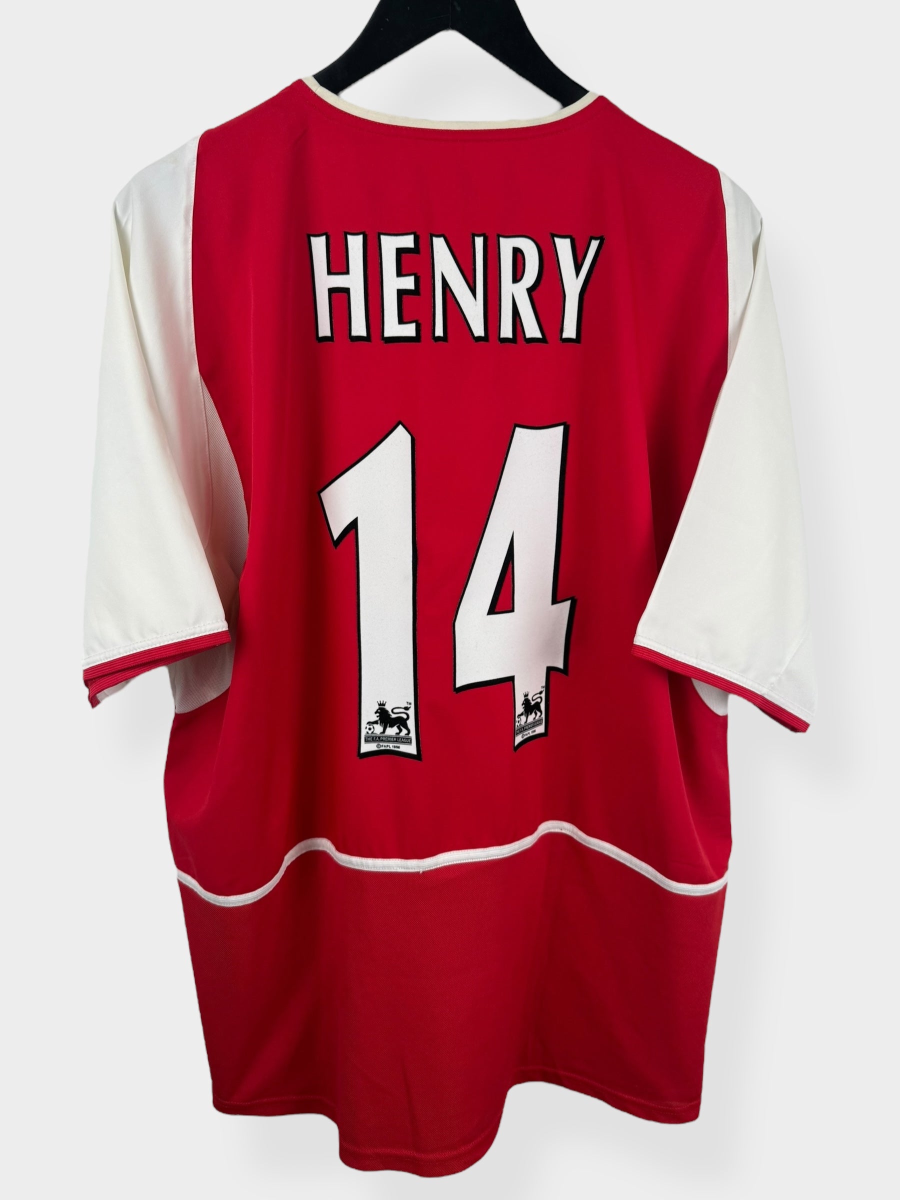 2002-04 ARSENAL HOME SHIRT HENRY #14 XL