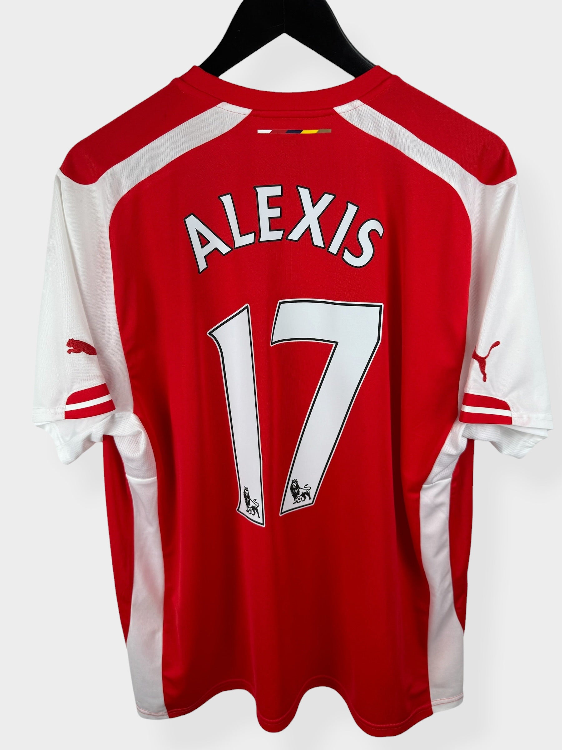 2014-15 ARSENAL HOME SHIRT ALEXIS #17 XL