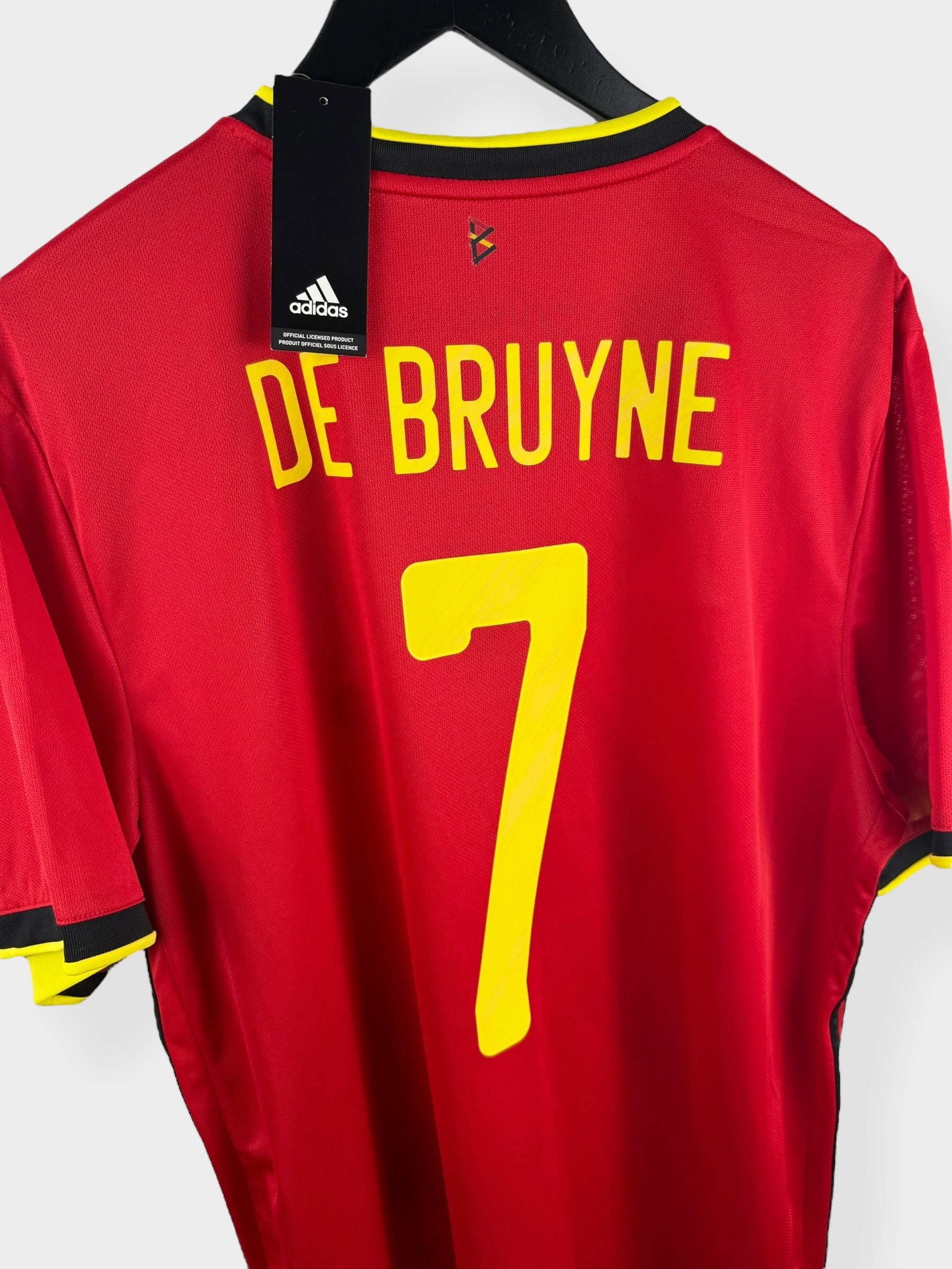 2020-21 BELGIUM HOME SHIRT DE BRUYNE #7 XL - EJ8546