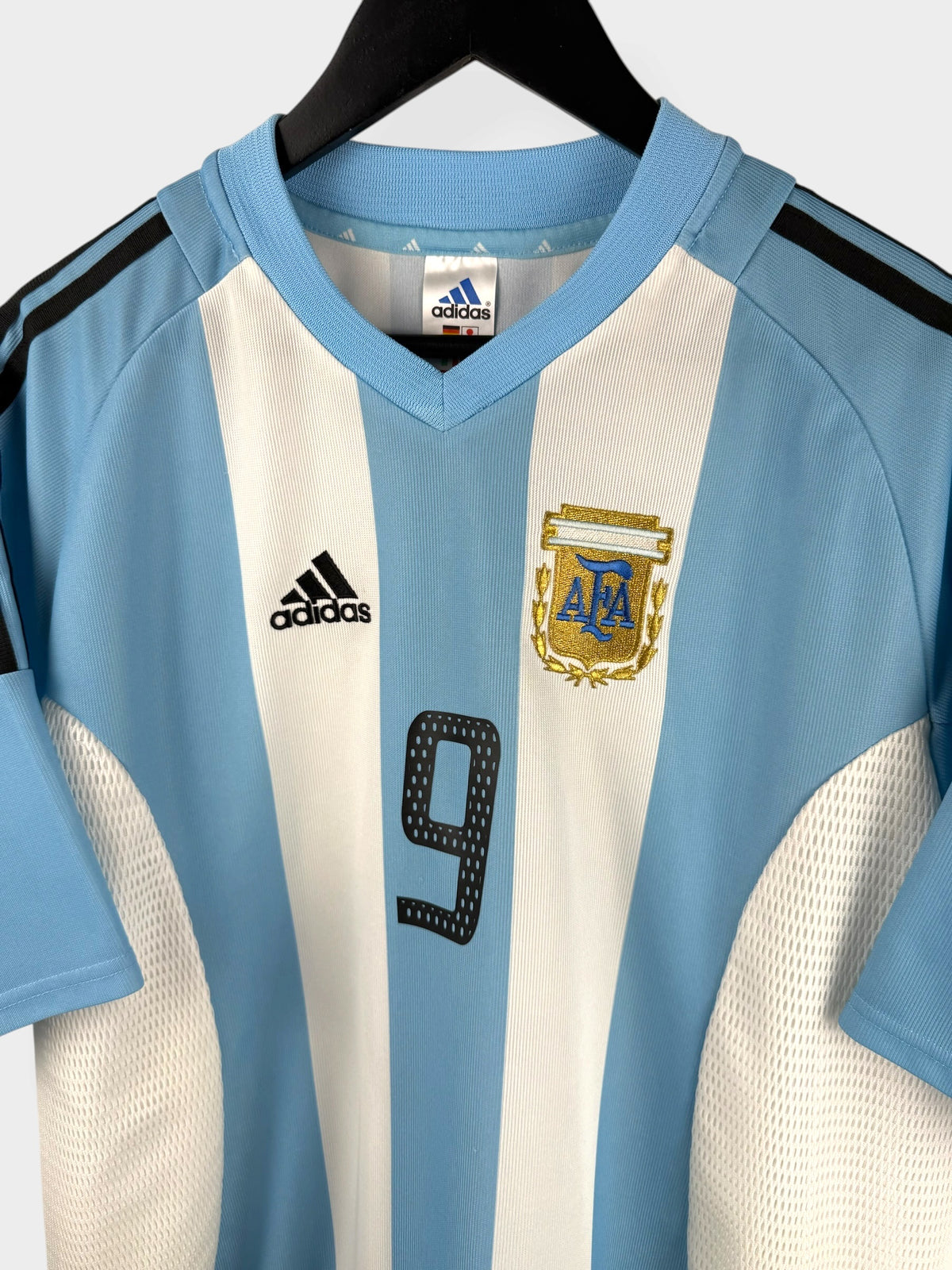 2002-04 ARGENTINA HOME SHIRT BATISTUTA #9 XL - Authentic Football Club