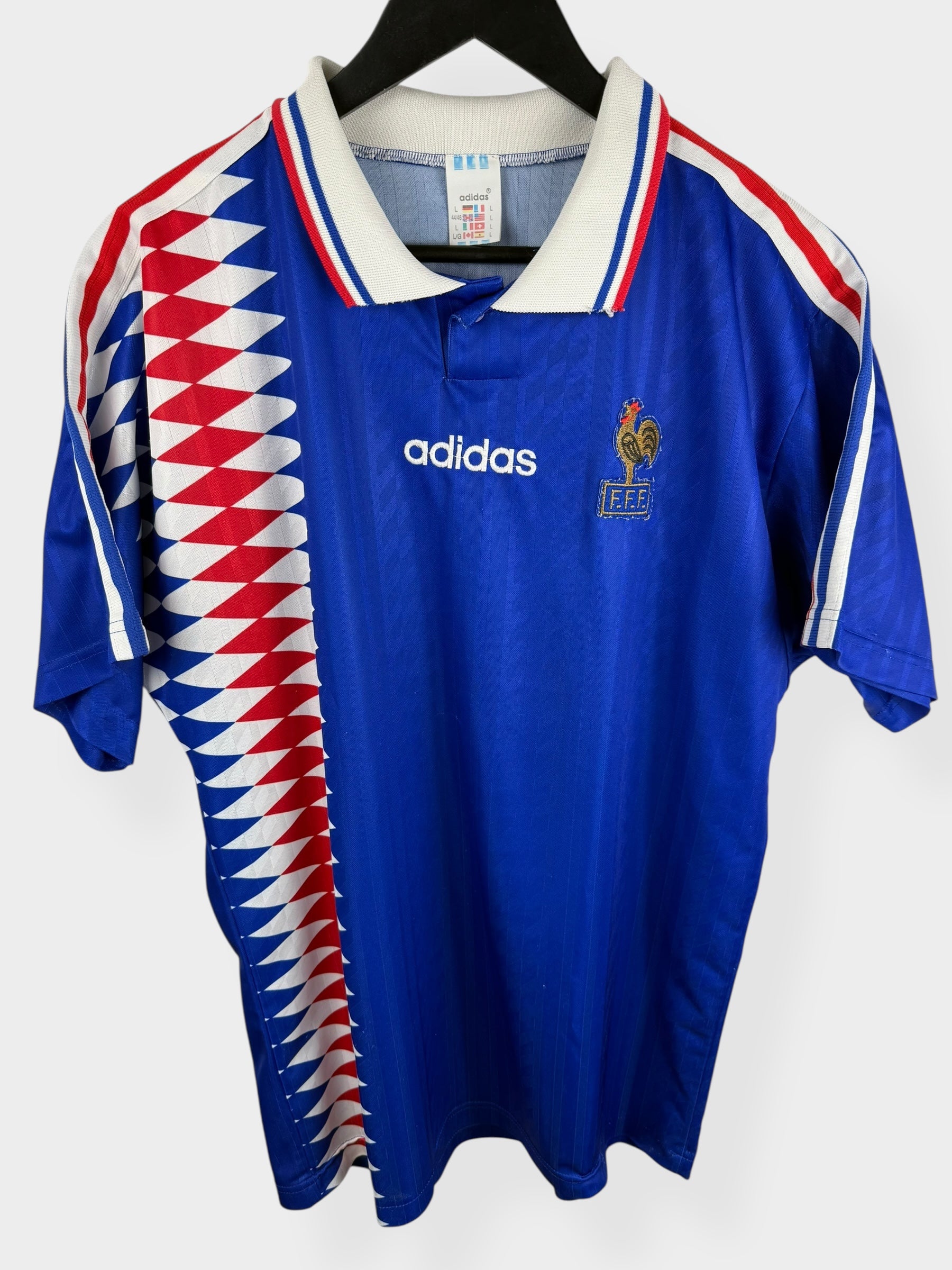 1994-96 FRANCE HOME SHIRT L