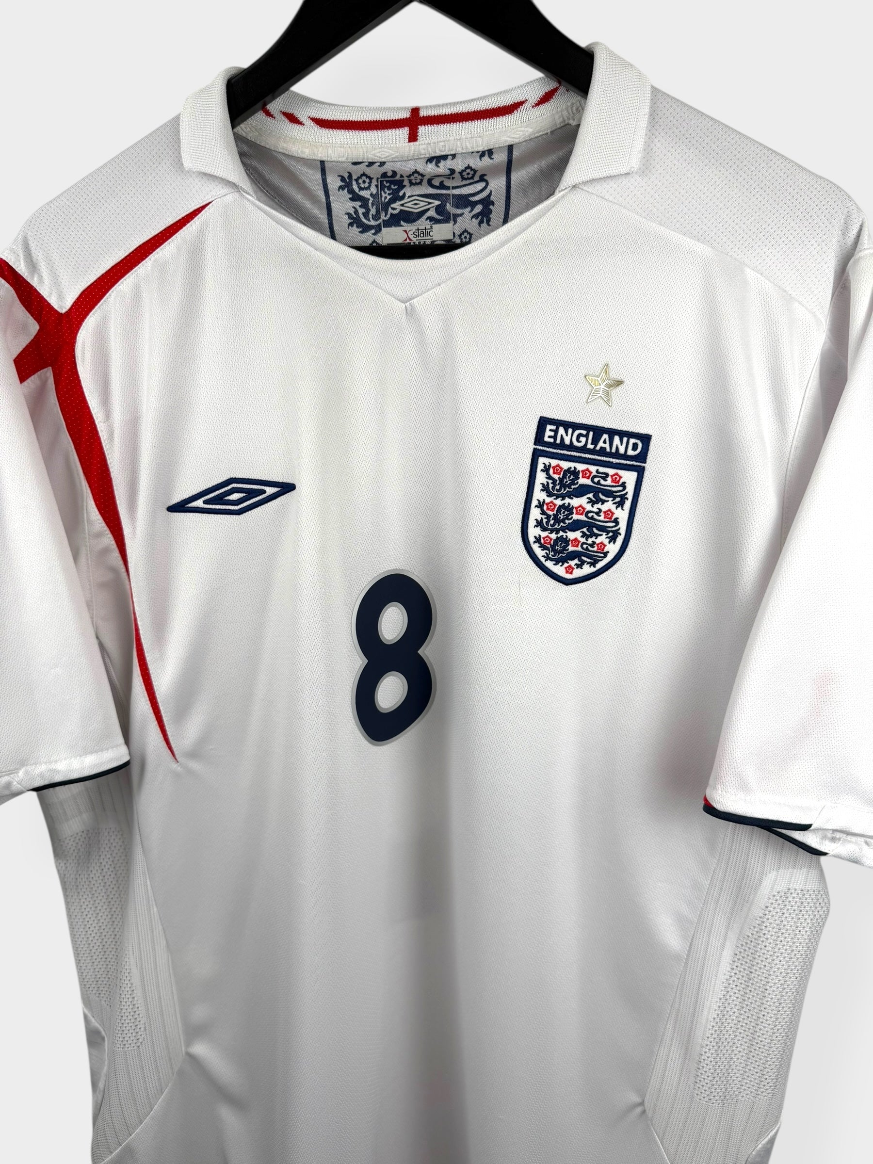 2005-07 ENGLAND HOME SHIRT LAMPARD #8 XL