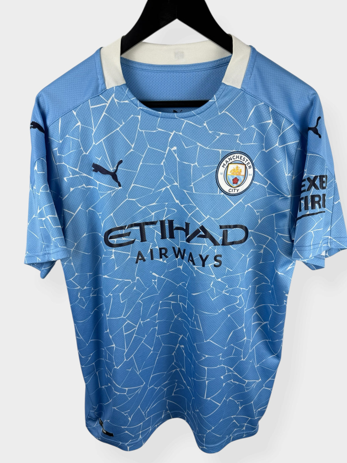 2020-21 MANCHESTER CITY HOME SHIRT DE BRUYNE #17 L - Authentic Football Club