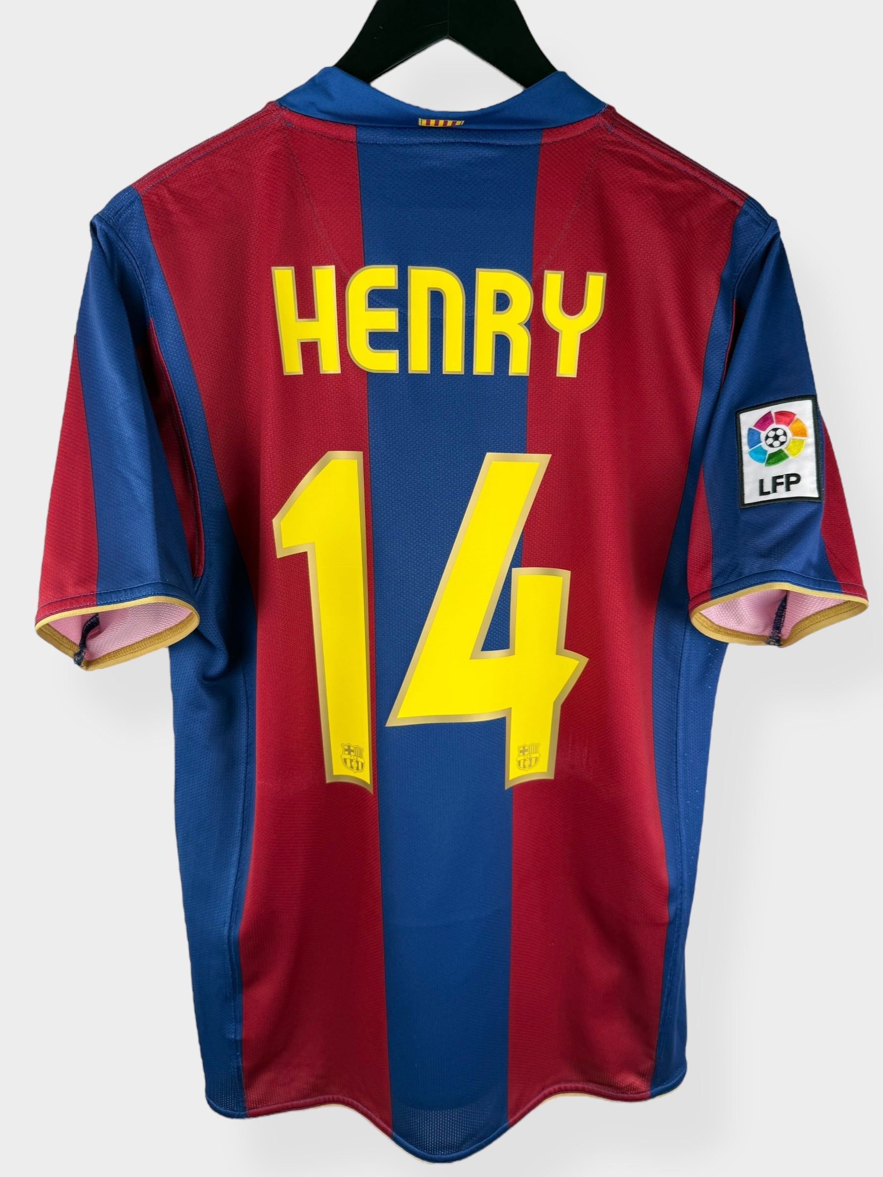 2007-08 BARCELONA THUISSHIRT HENRY #14 M